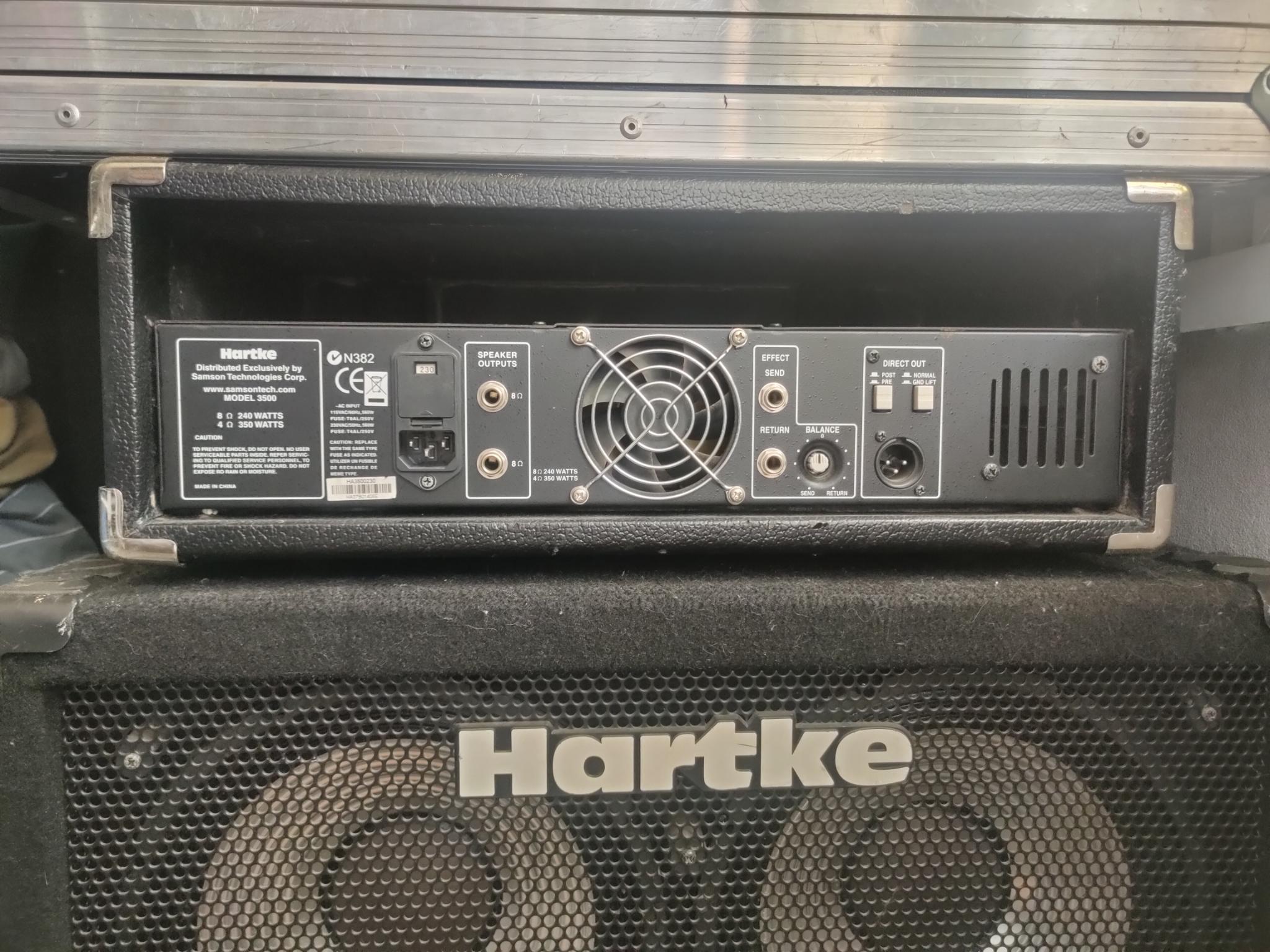Tête ampli basse Hartke HA3500 – 350W – bon état de fonctionnement