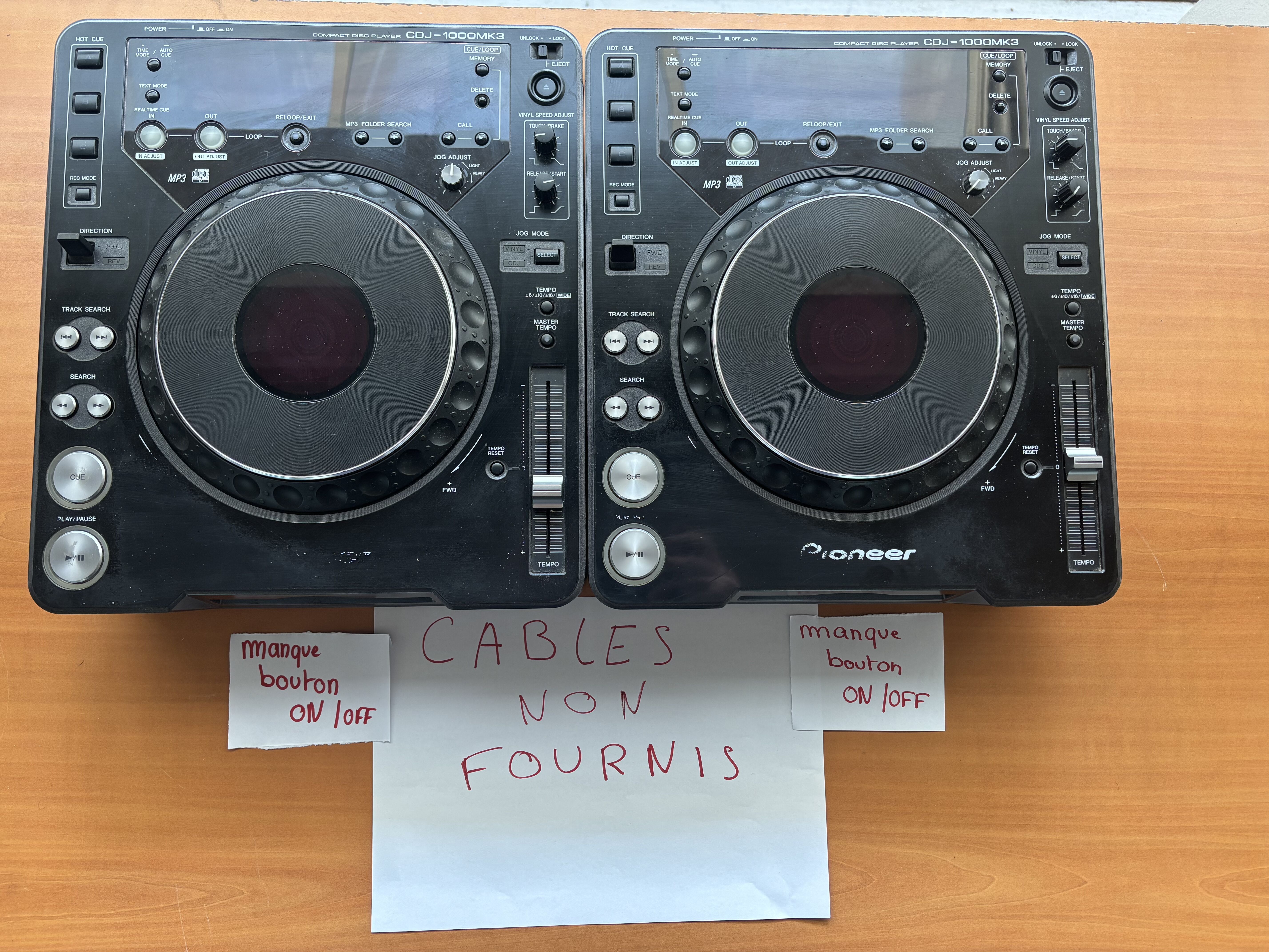 Pioneer cdj-1000 mk3 bon état négociable