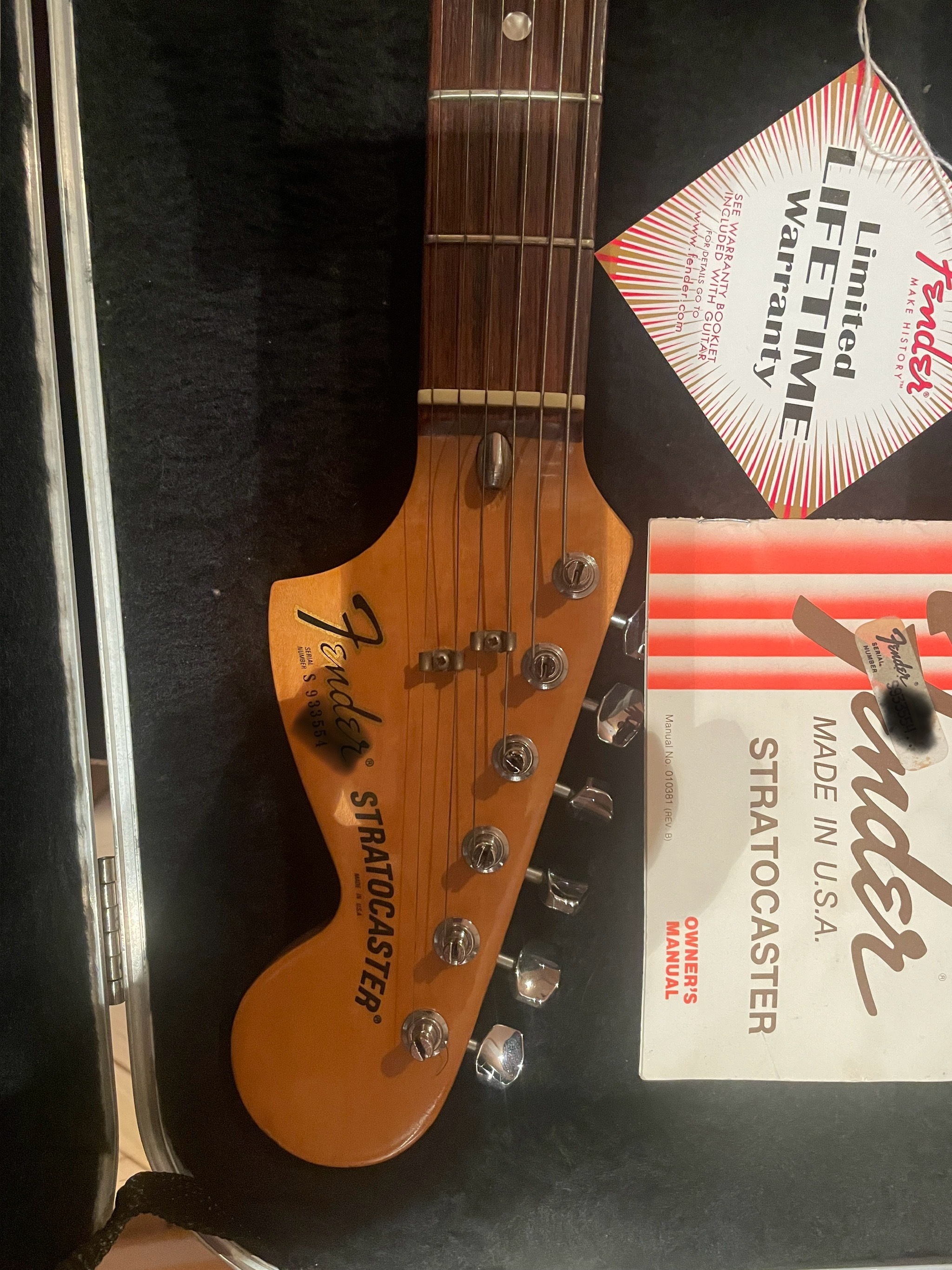 FENDER STRATOCASTER USA VINTAGE CBS 79/80 NATUREL BLONDE
