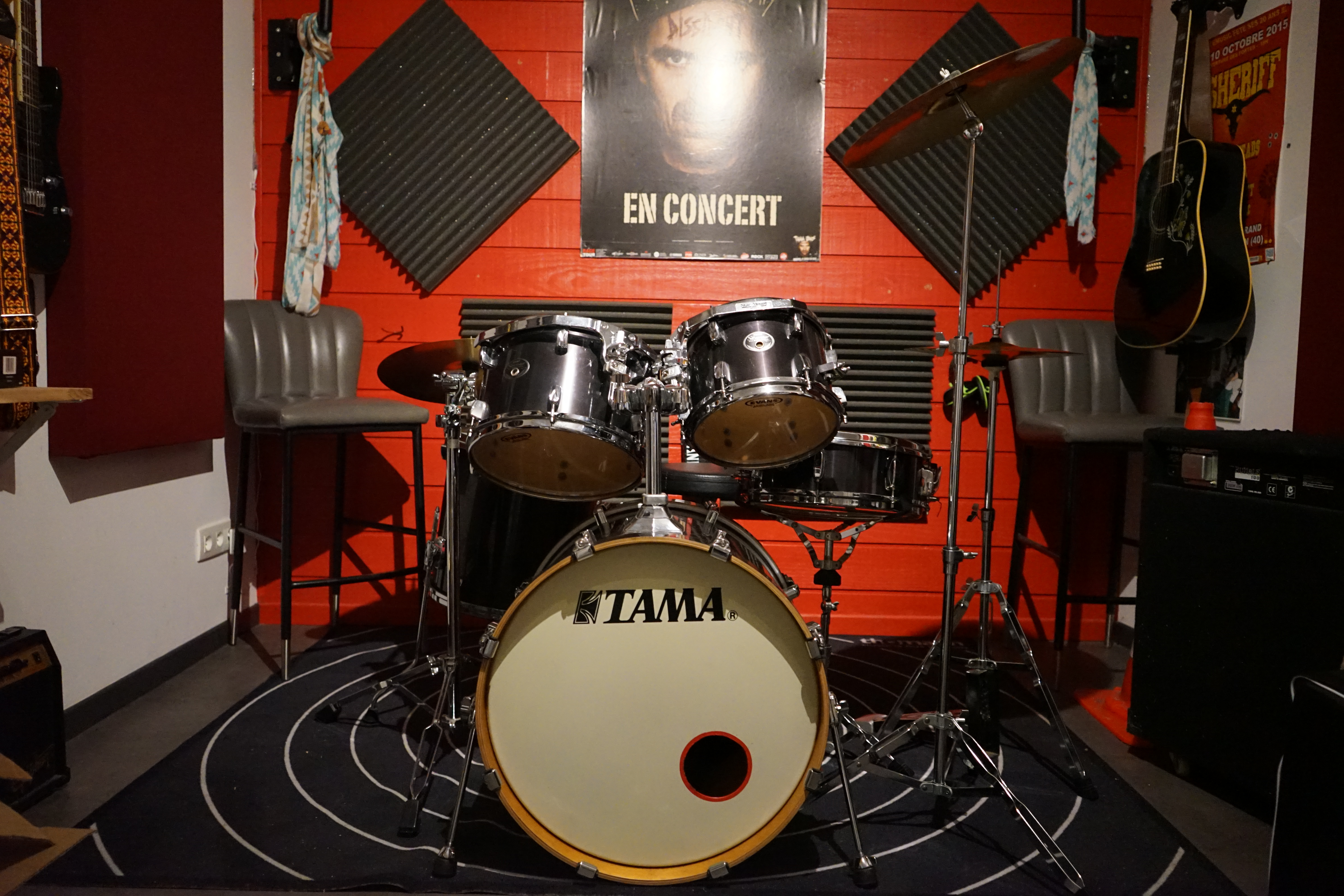 Tama Silver Star All Birch Shell avec double pédale Mapex