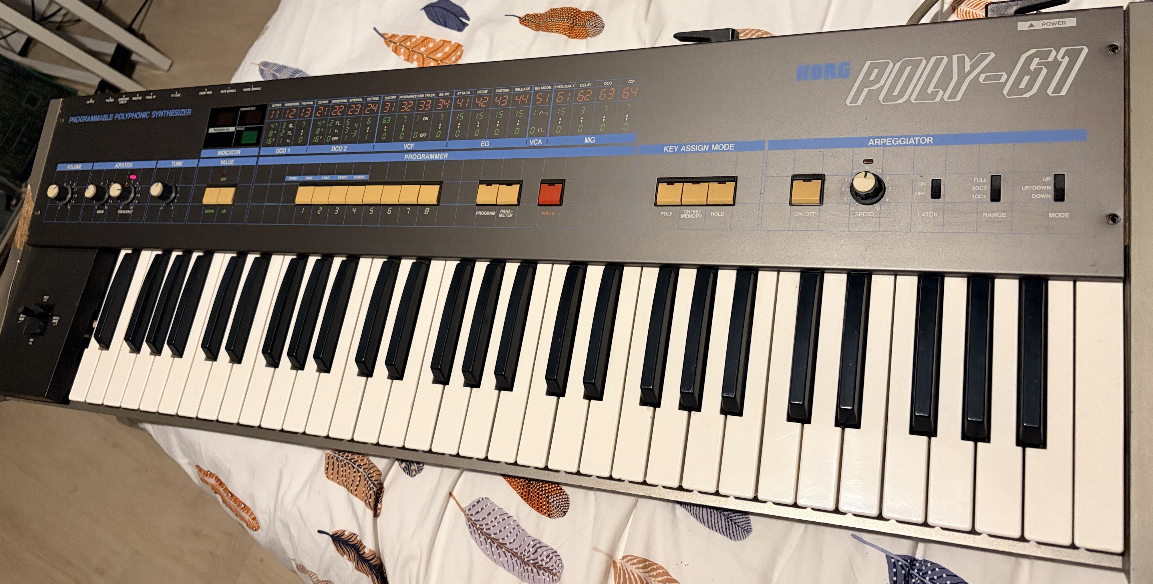 Poly-61 Korg en panne