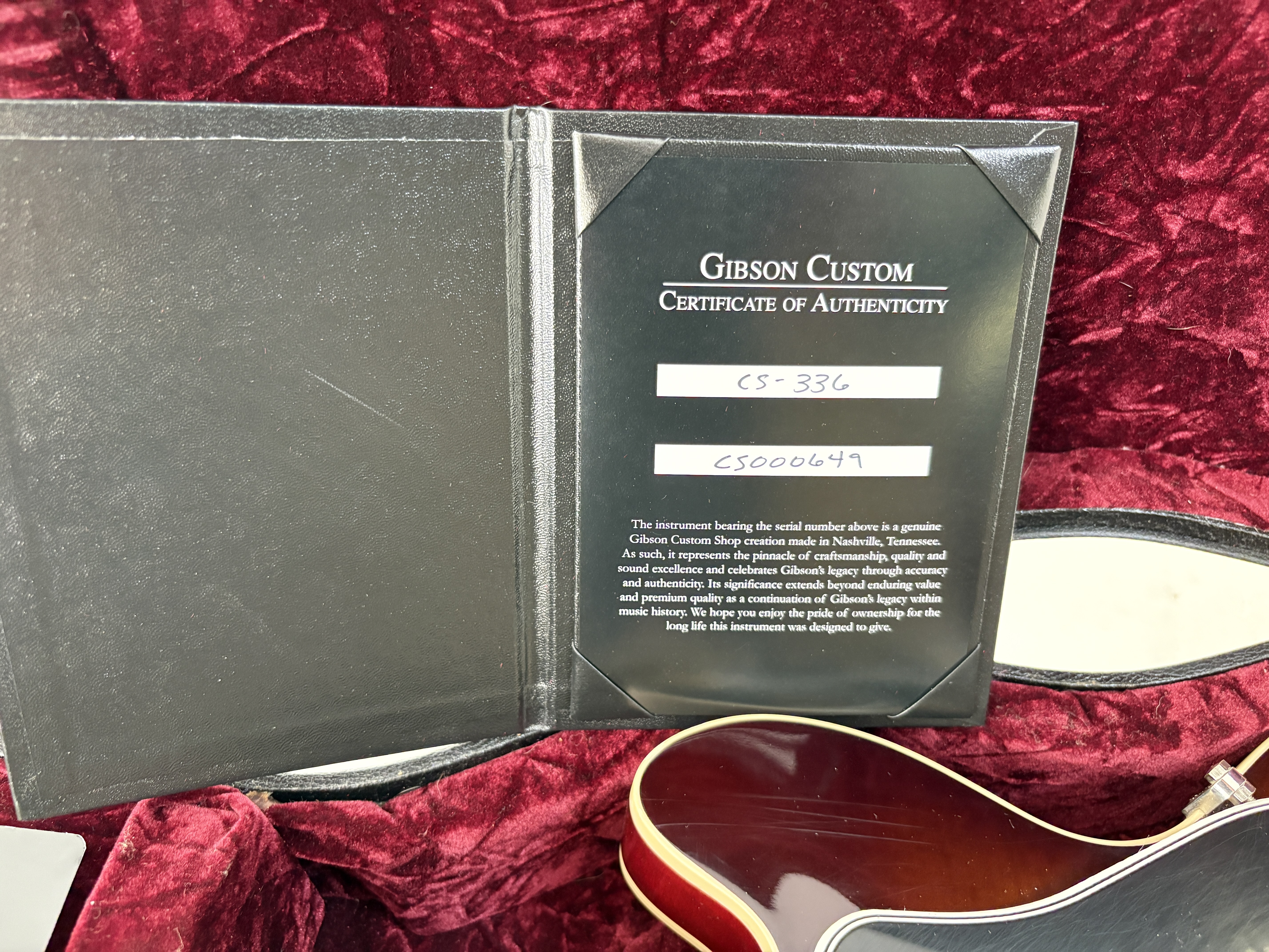 Gibson CS-336 Figured Top (78184)