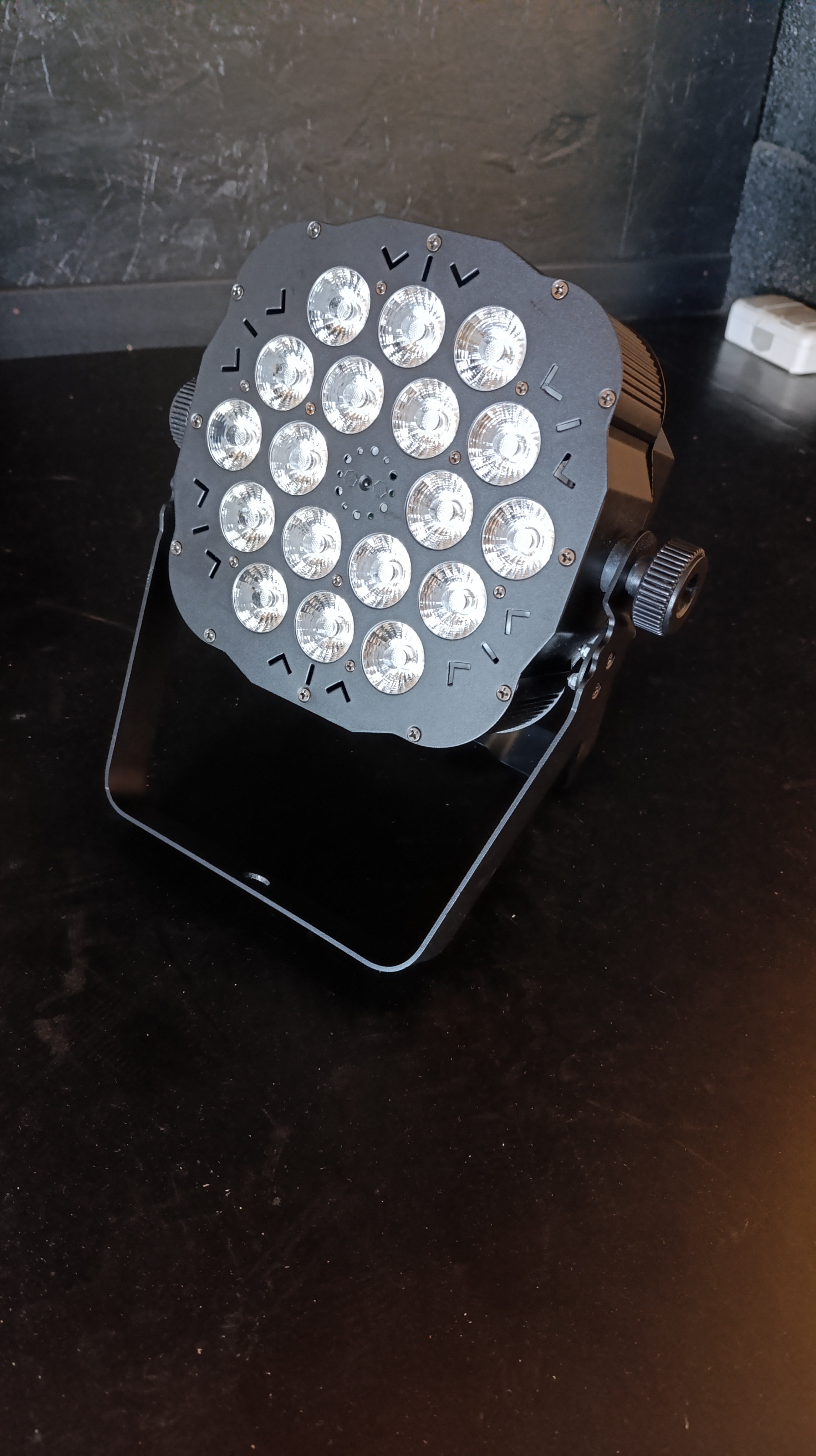 Par led dmx blanc chaud blanc froid 18X4W WW/CW Stairville DCL Flat Par 2 in 1