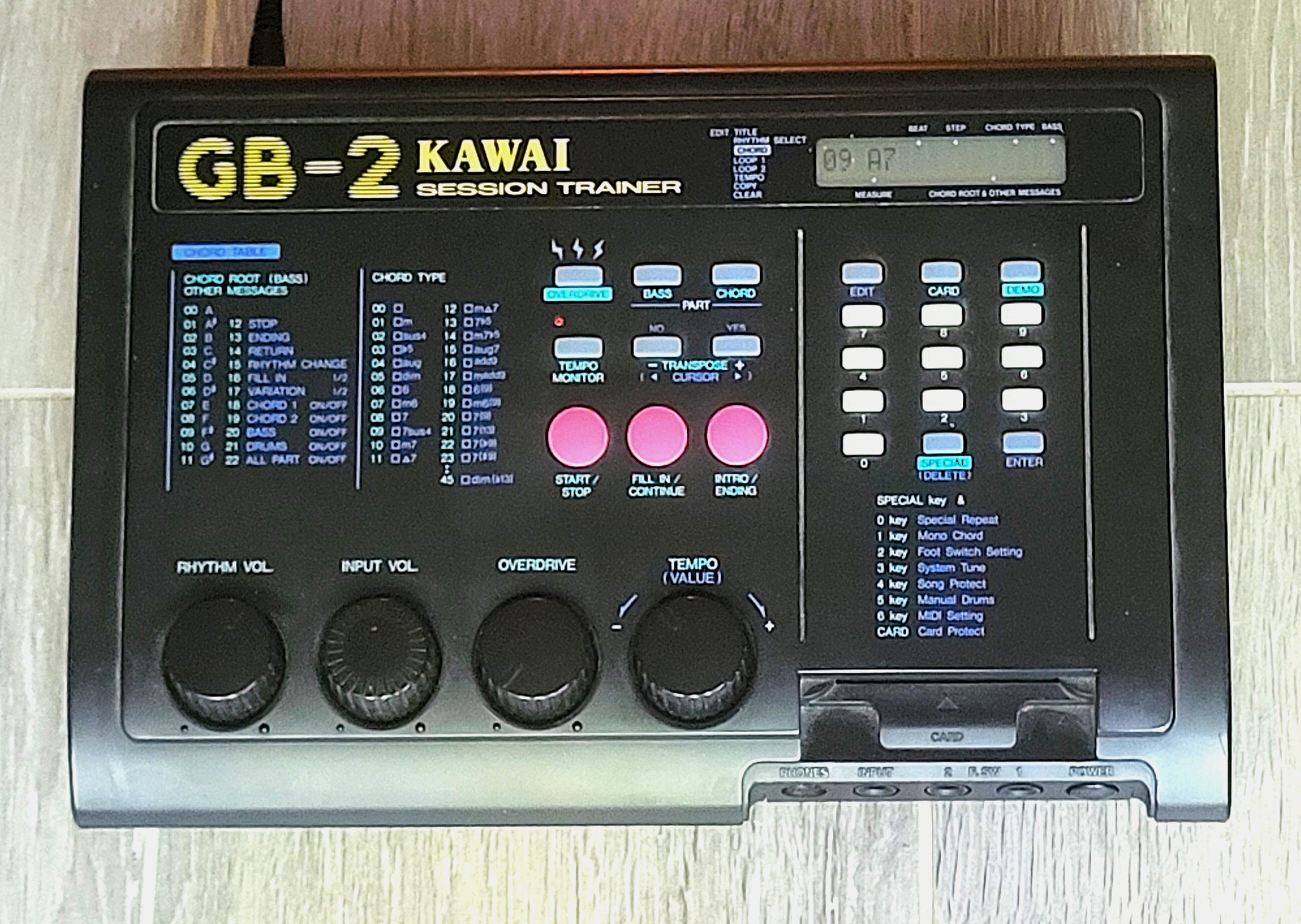 Vends Kawai GB-2 Session Trainer excellent état plus collection de Cartes !