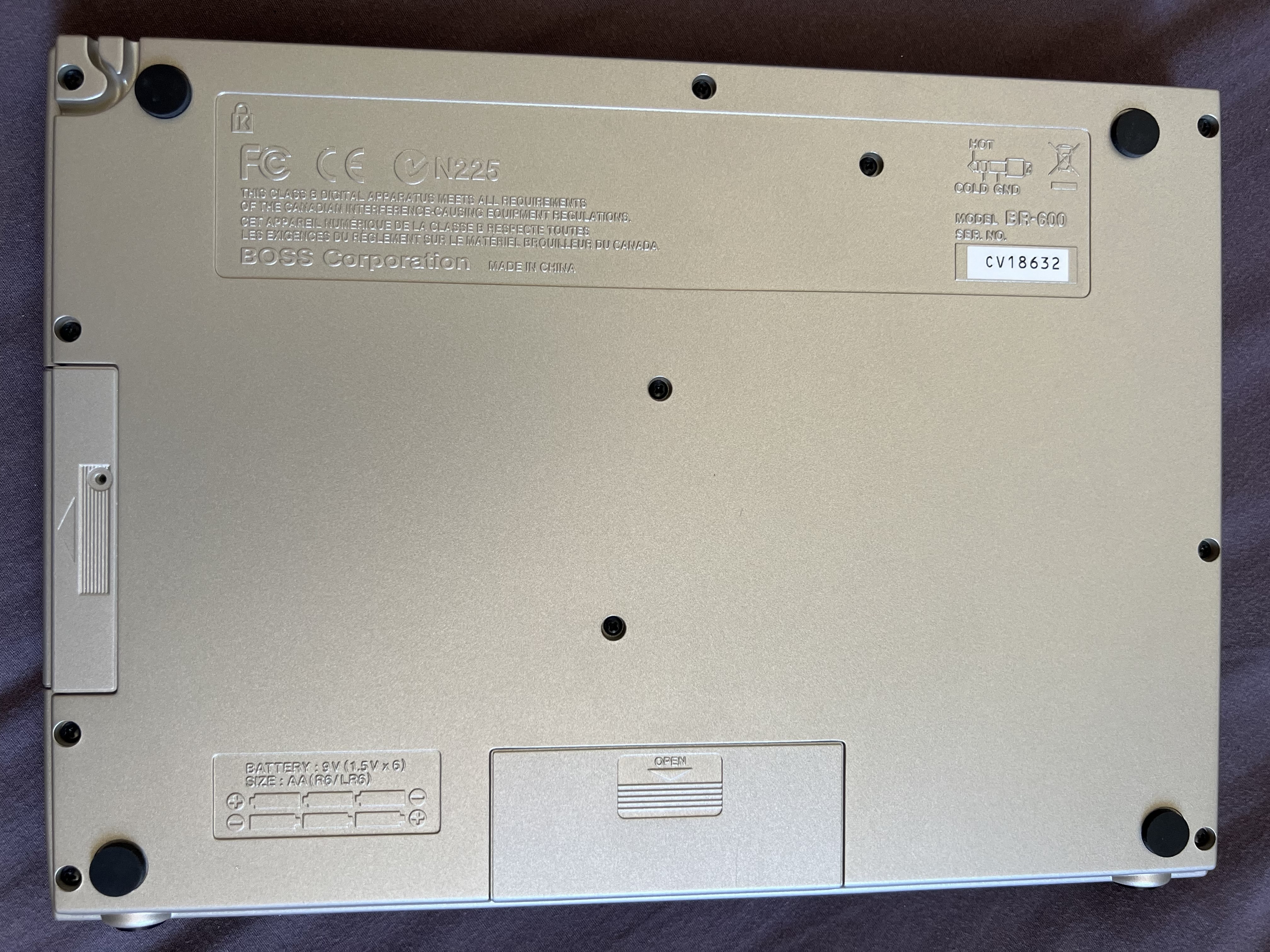 Boss BR-600 Digital Recorder (24358)