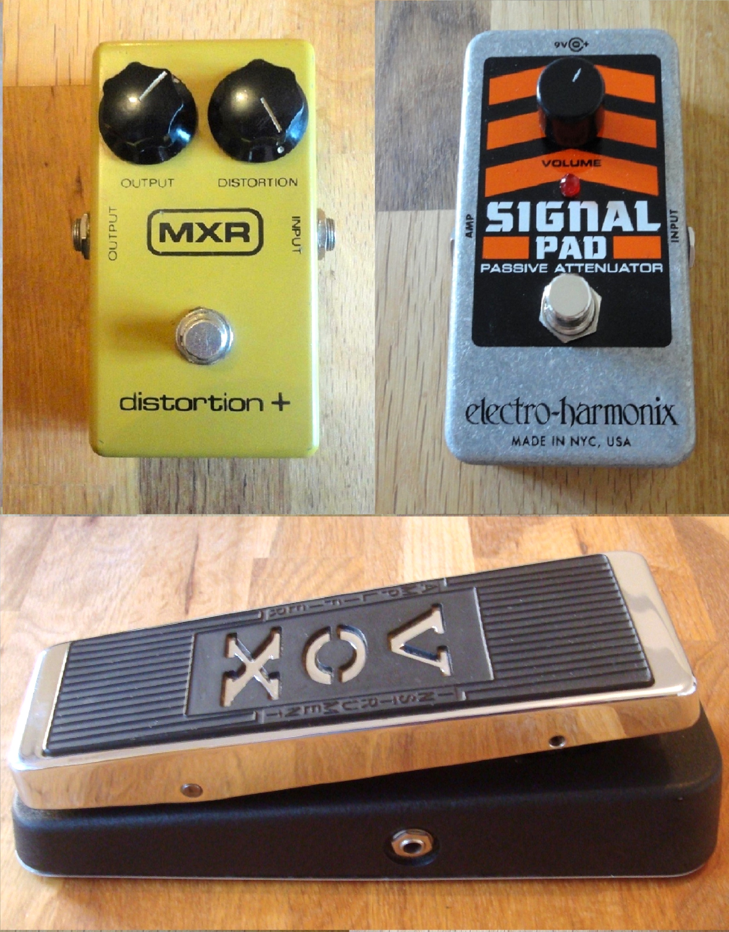 Pédales Electro Harmonix, MXR, Vox (en lot ou à l'unité)