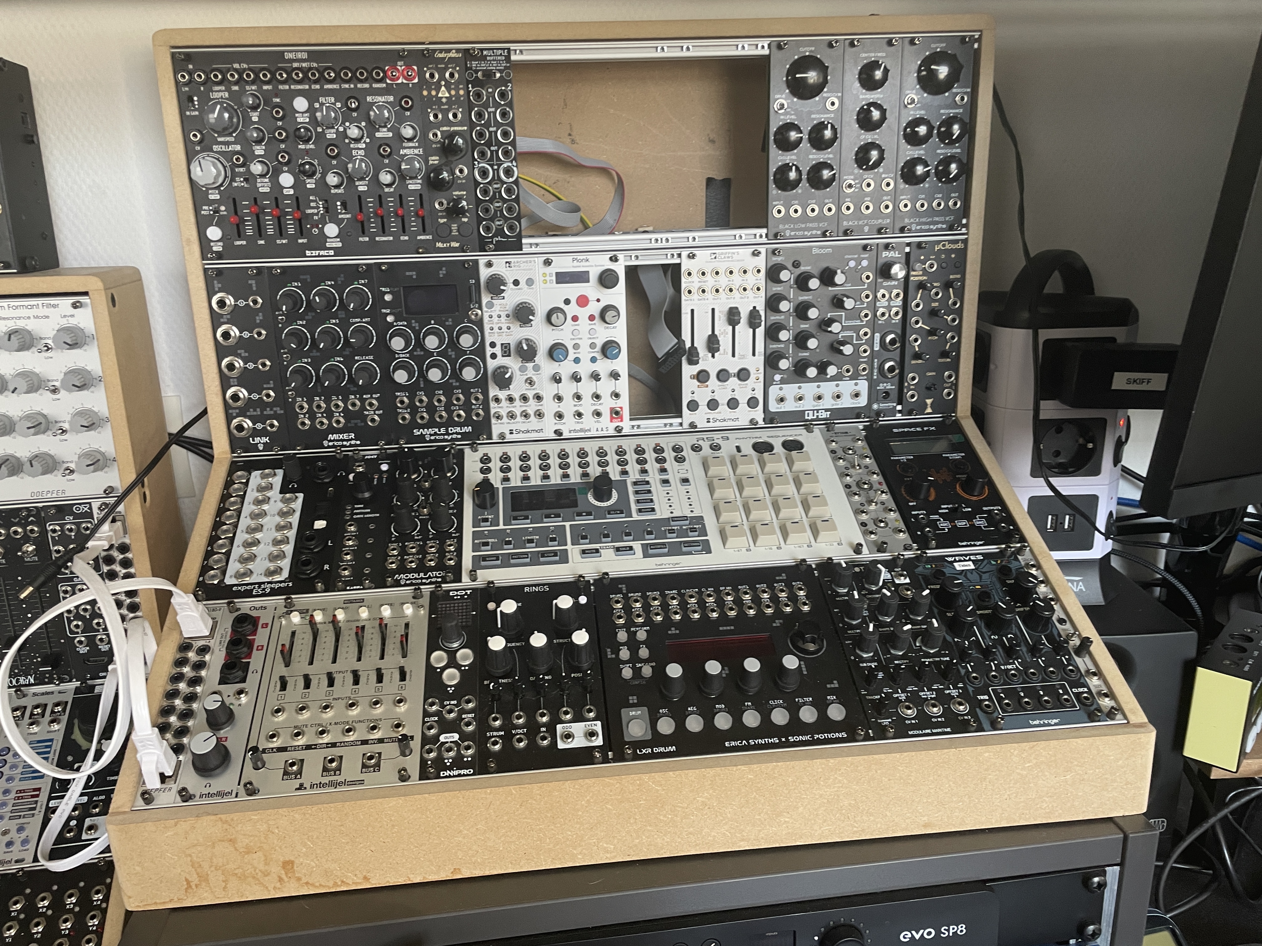 Synthracks 6U Portable Eurorack Case 2x84hp (74365)