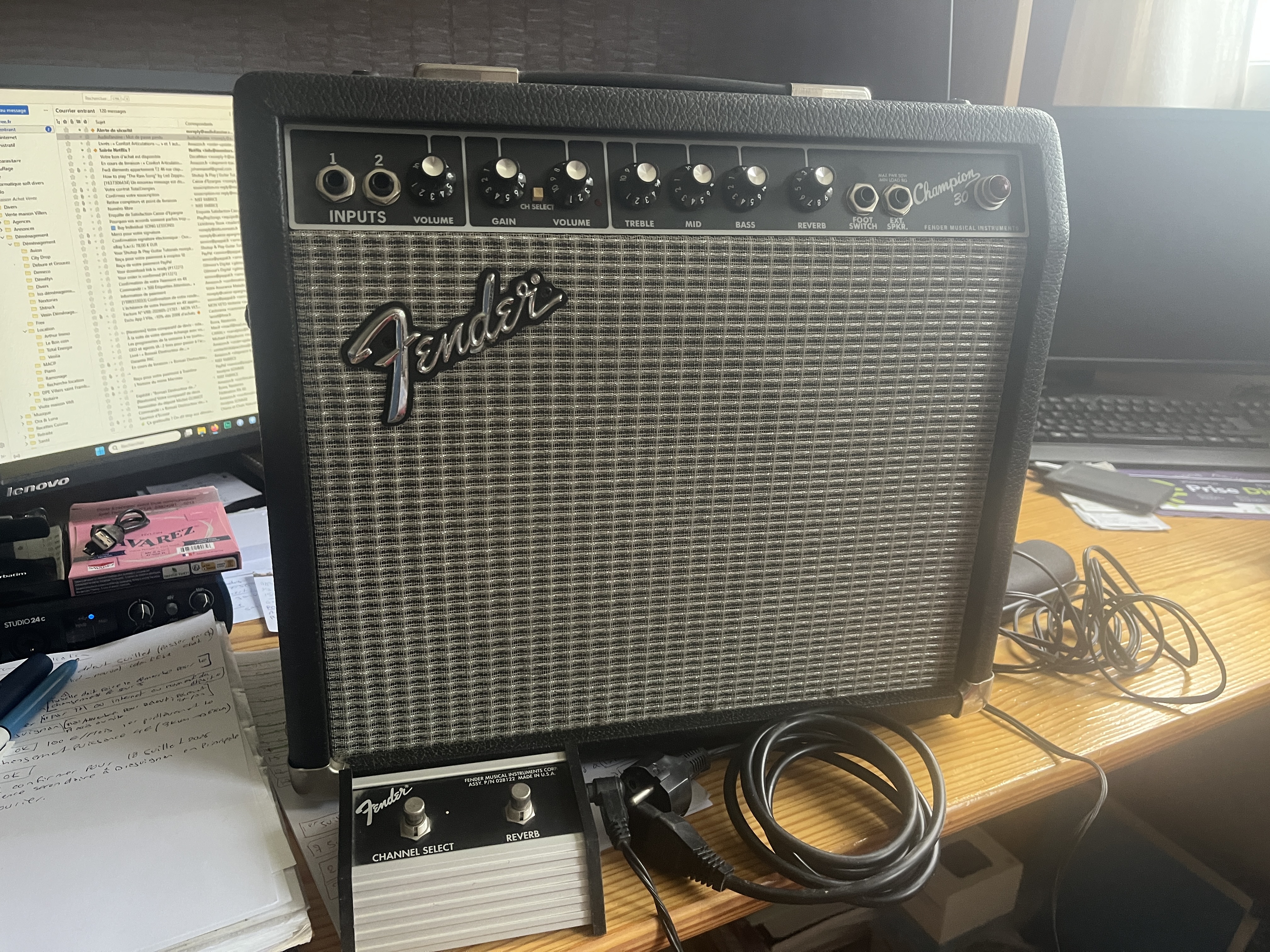 Vends fender champuion 30
