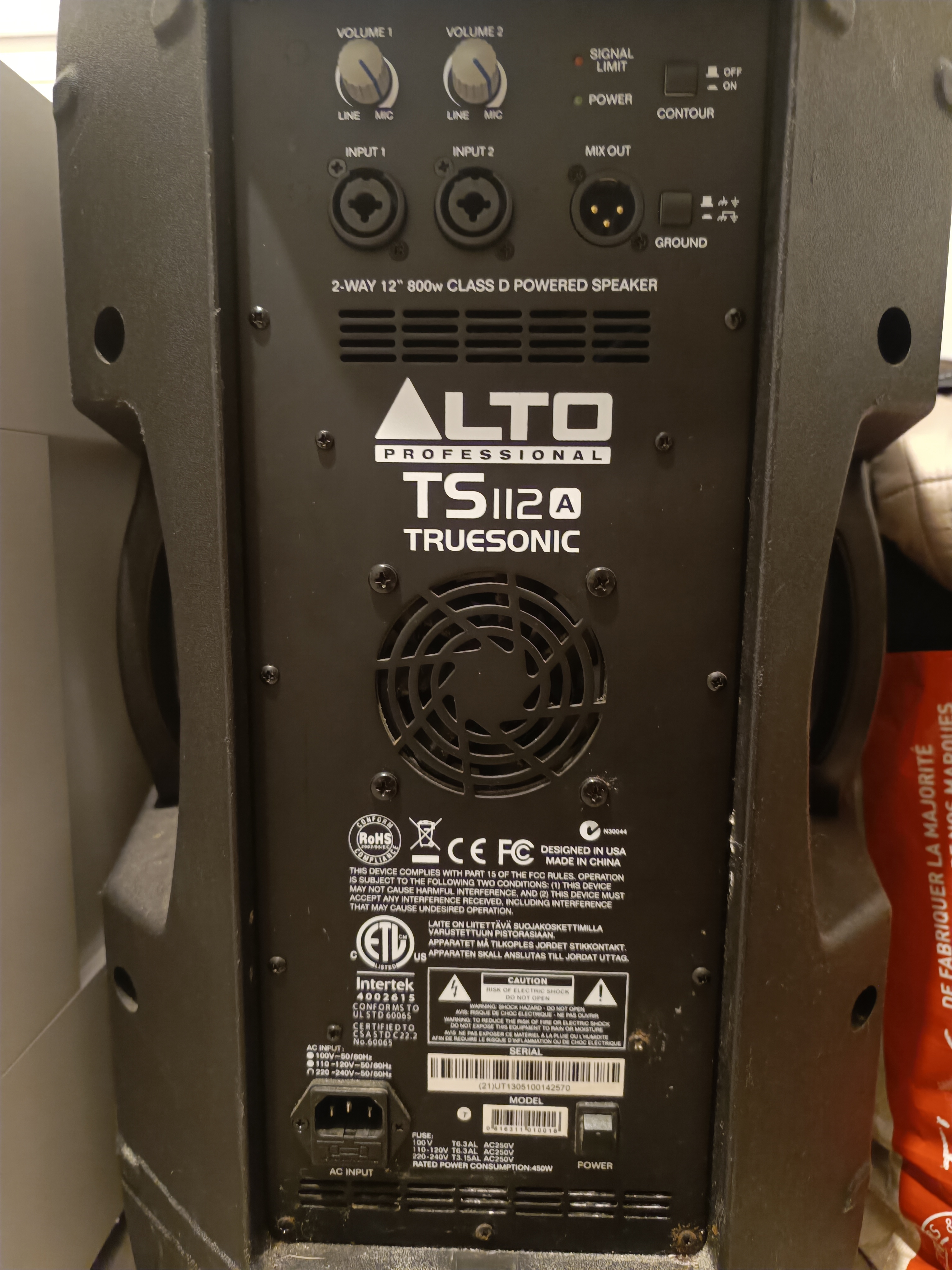 Vend Enceintes Alto professionnal TS112a
