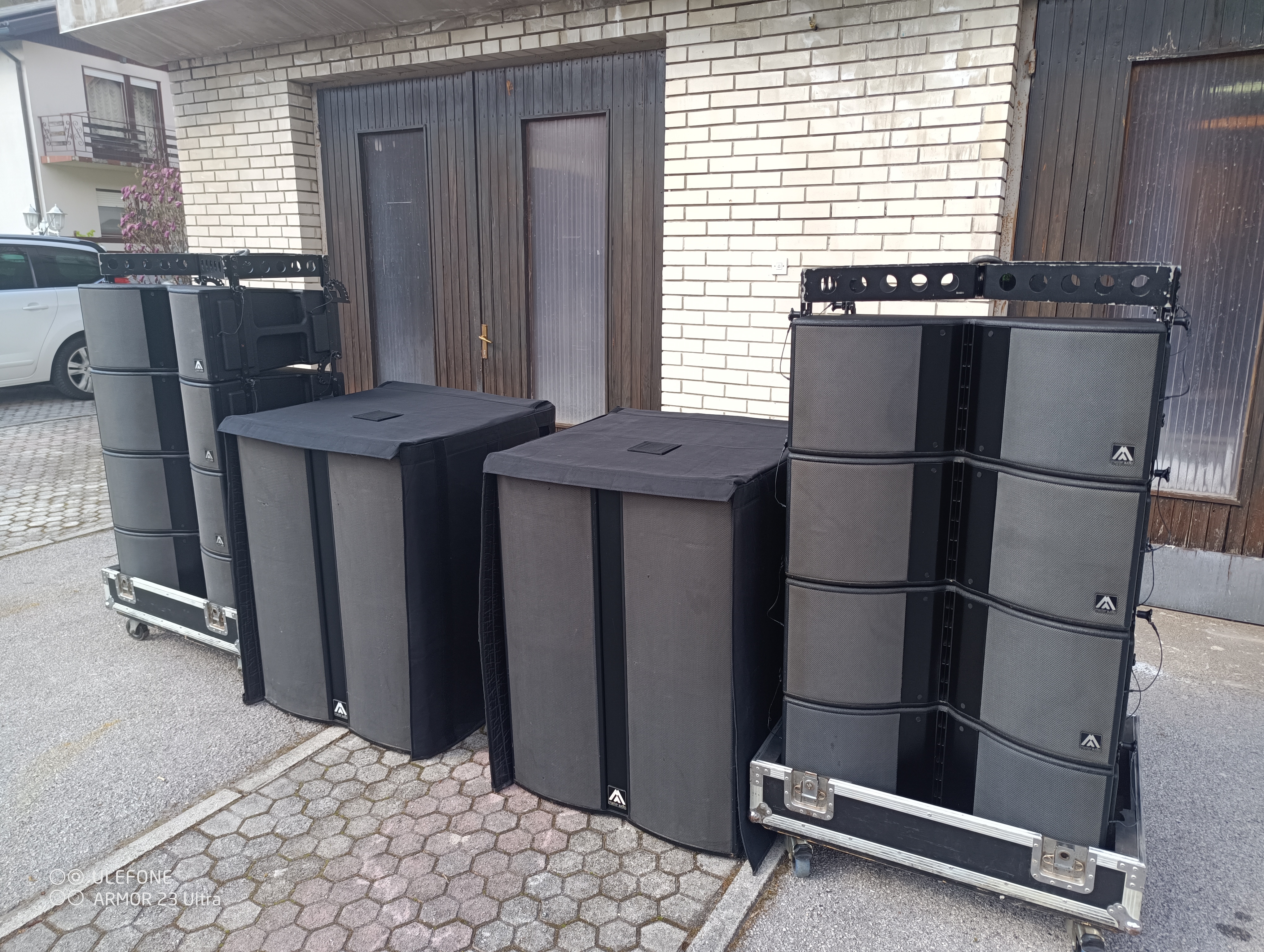 Line array system Amate master audio 