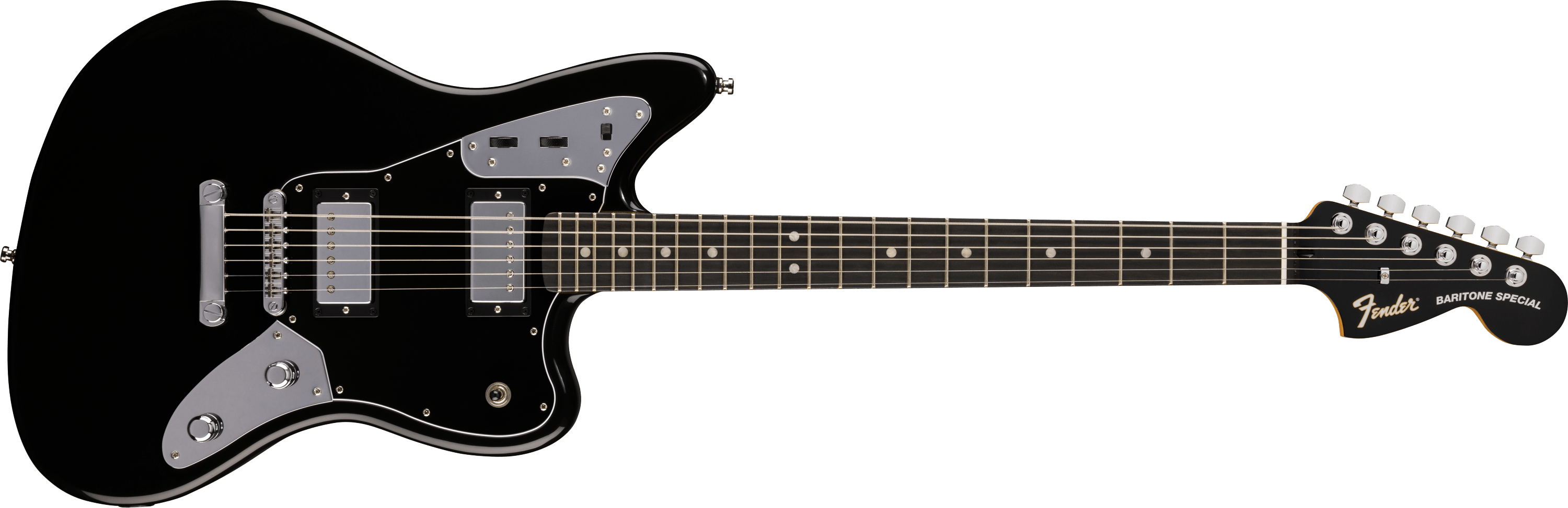 Fender Limited Edition Player Fusion Jaguar Baritone Special : Limited Edition Player Fusion Jaguar Baritone SpecialBlack
