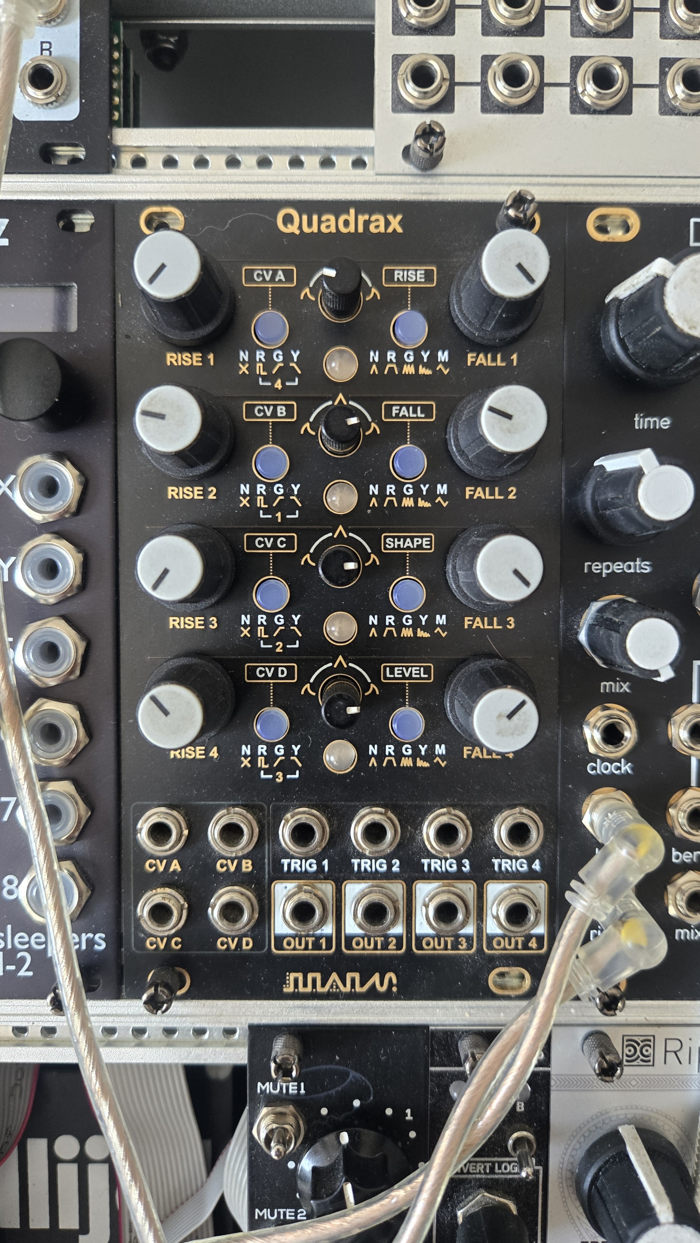 Quadrax intellijel (black/ silver)