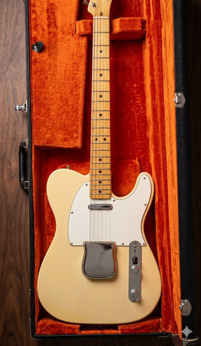 Fender Telecaster 1970 Blonde – Full Original – CBS Era – Pat No Bridge