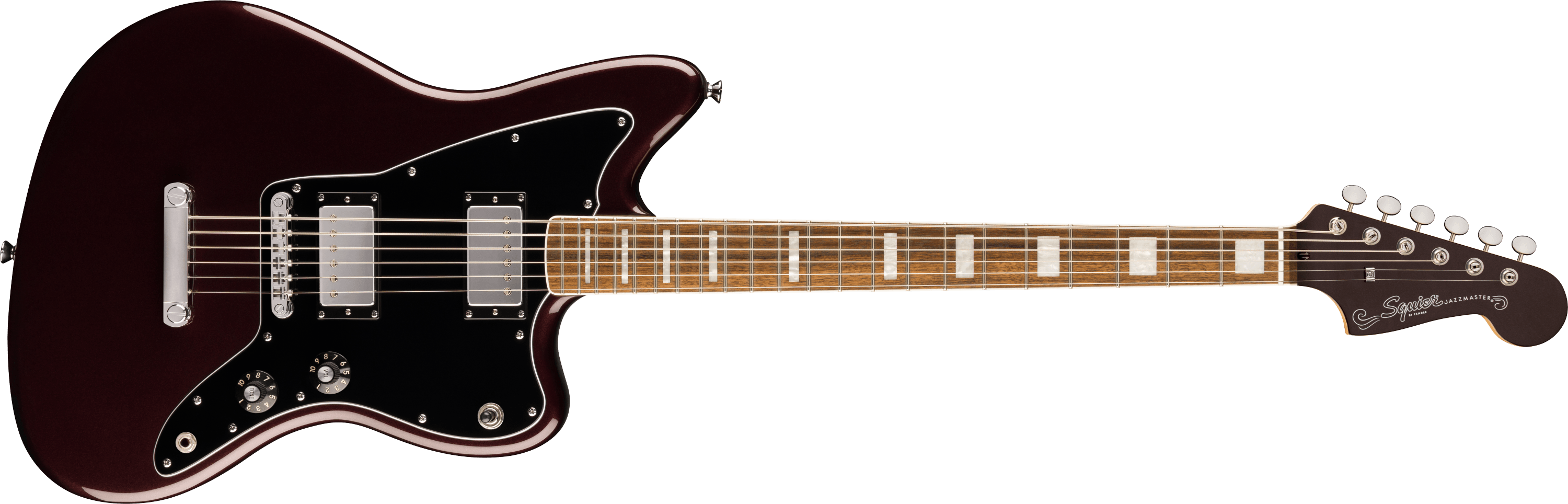 Squier Paranormal Baritone Jazzmaster HH : Paranormal Baritone Jazzmaster HH Oxblood