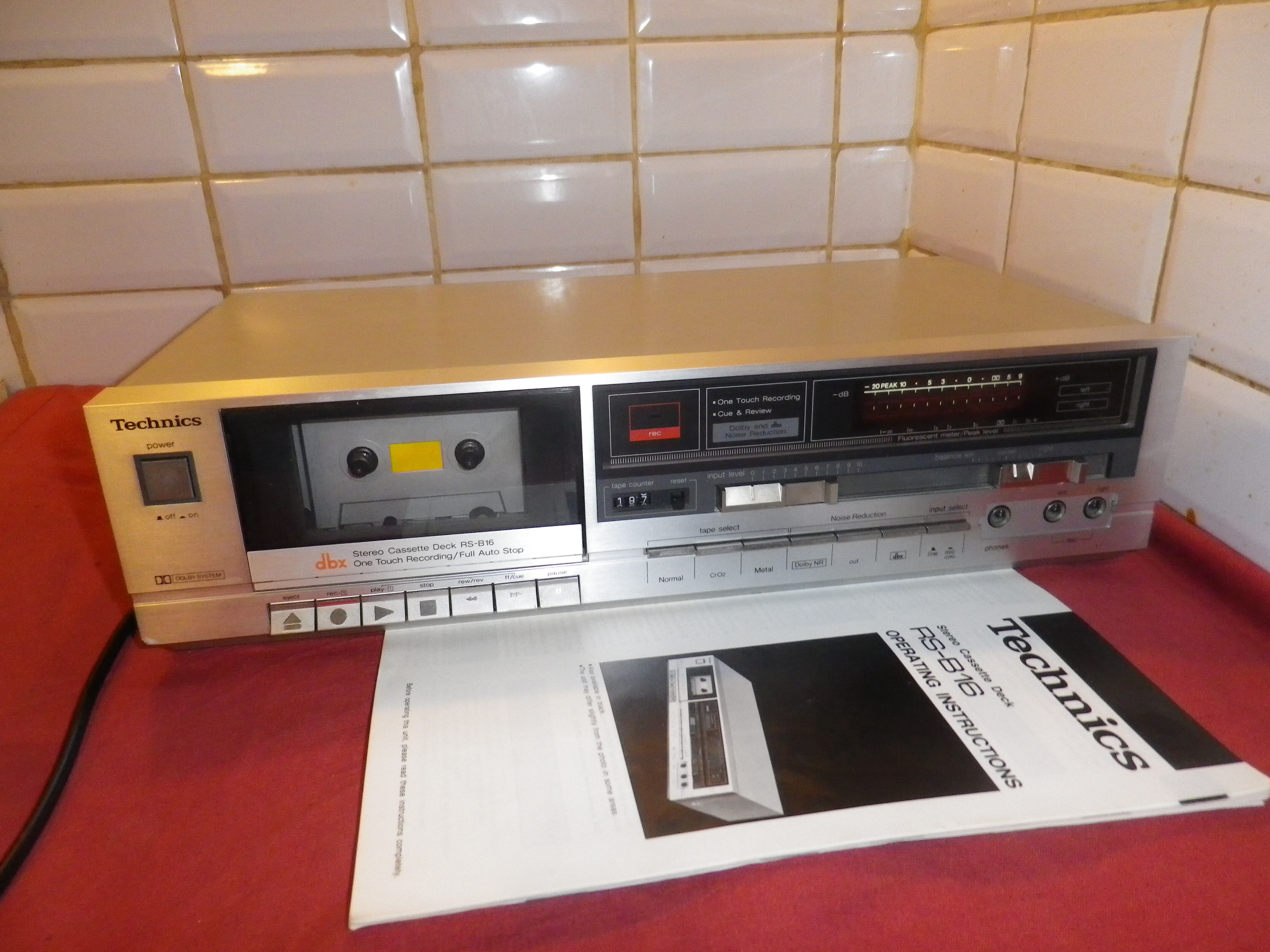 Platine cassette Technics RS-B16 Vintage Stéréo 