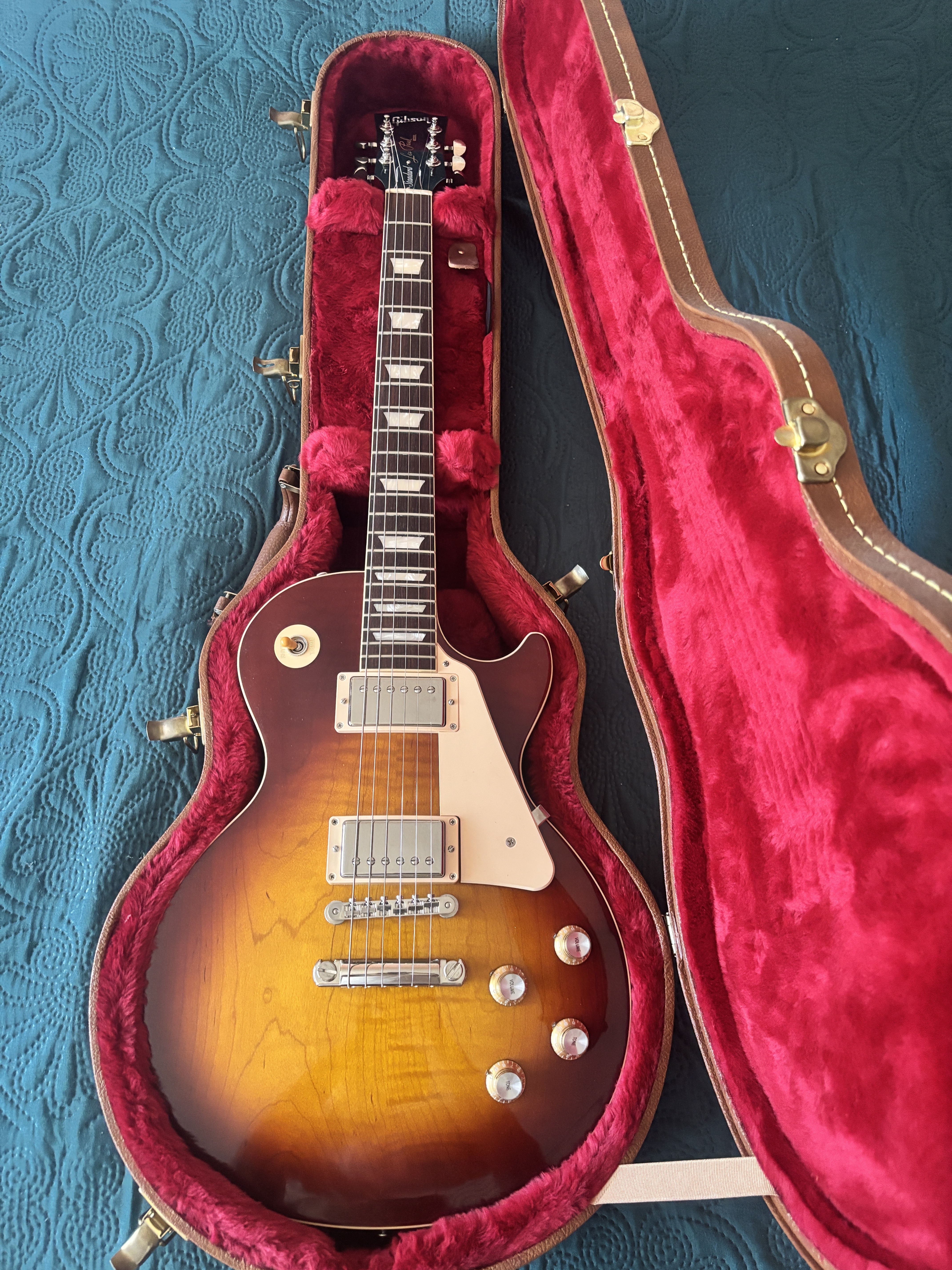 Gibson Les Paul Standard 60’s – 2020 – Iced Tea – Excellent état – Full Set