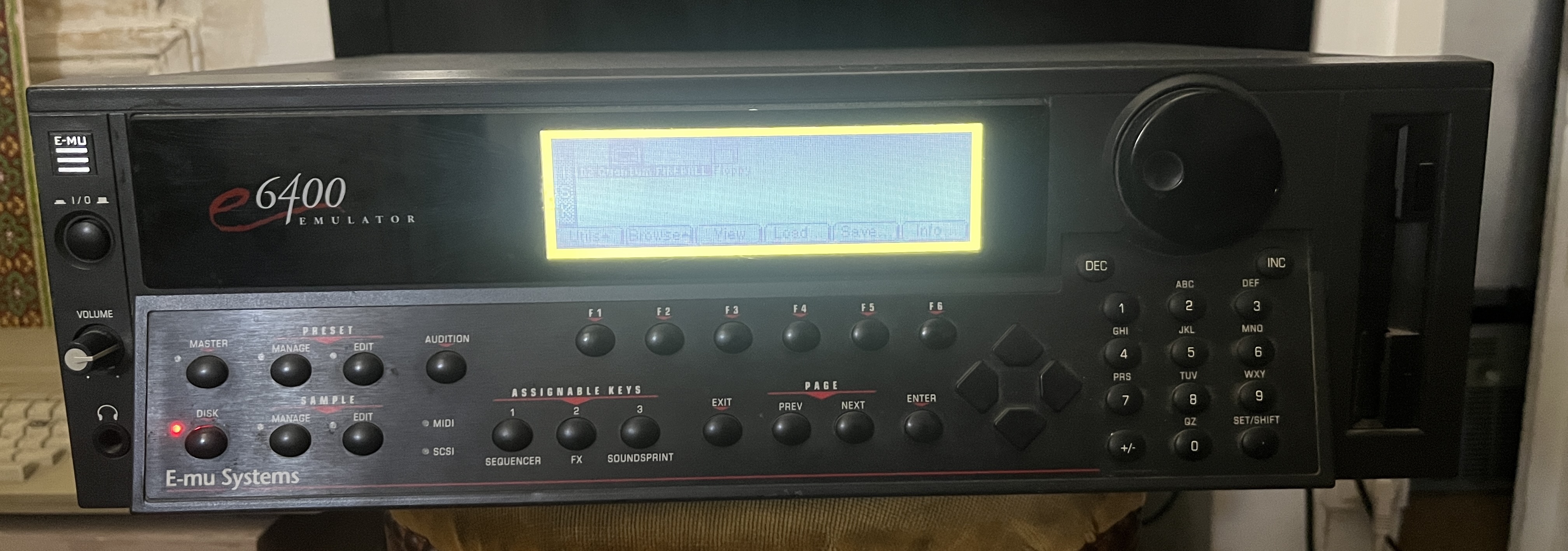 E-mu E6400 Classic 64 Mo – vintage, testé, 100% fonctionnel