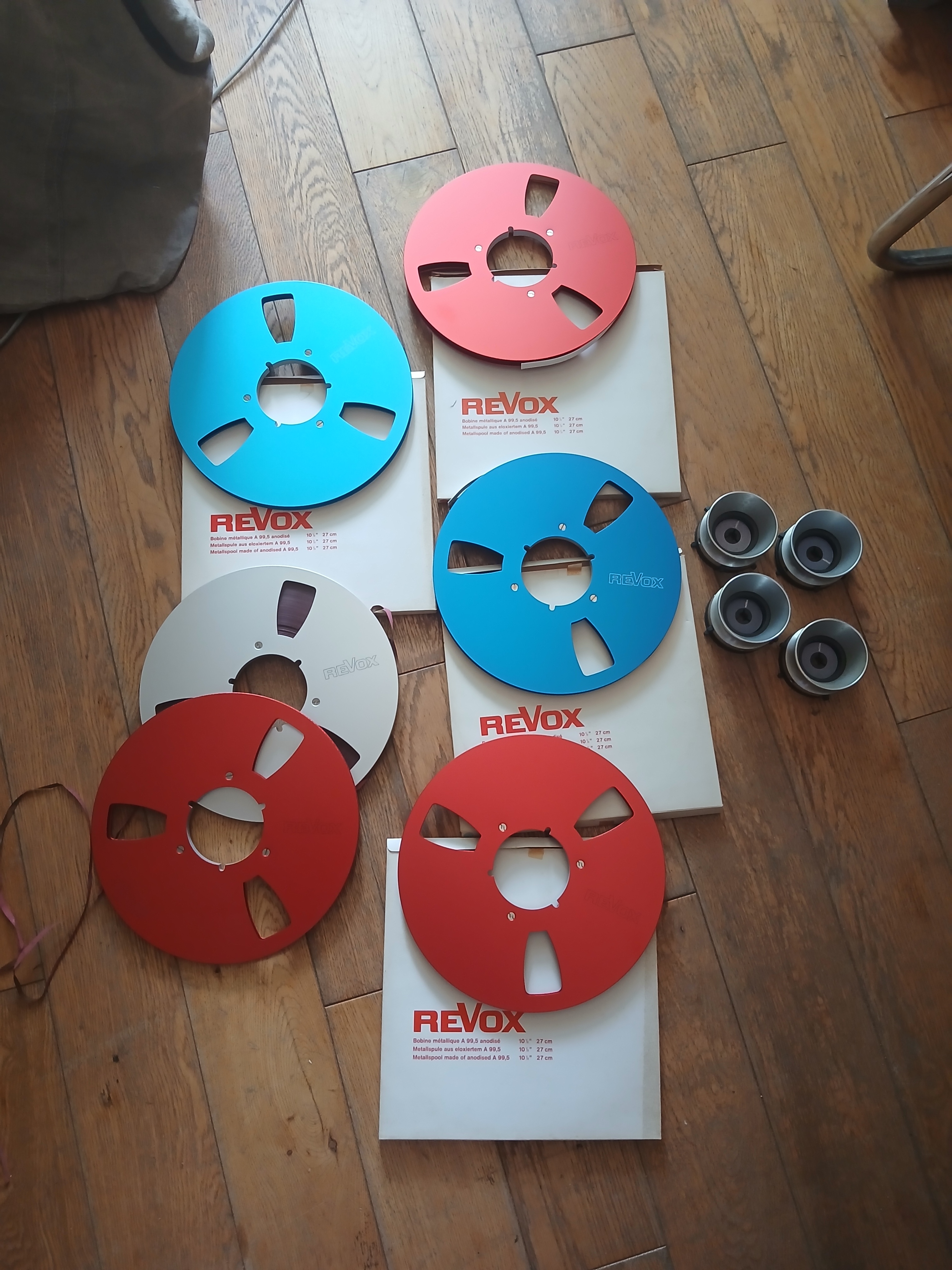Nab Revox et bande Revox 