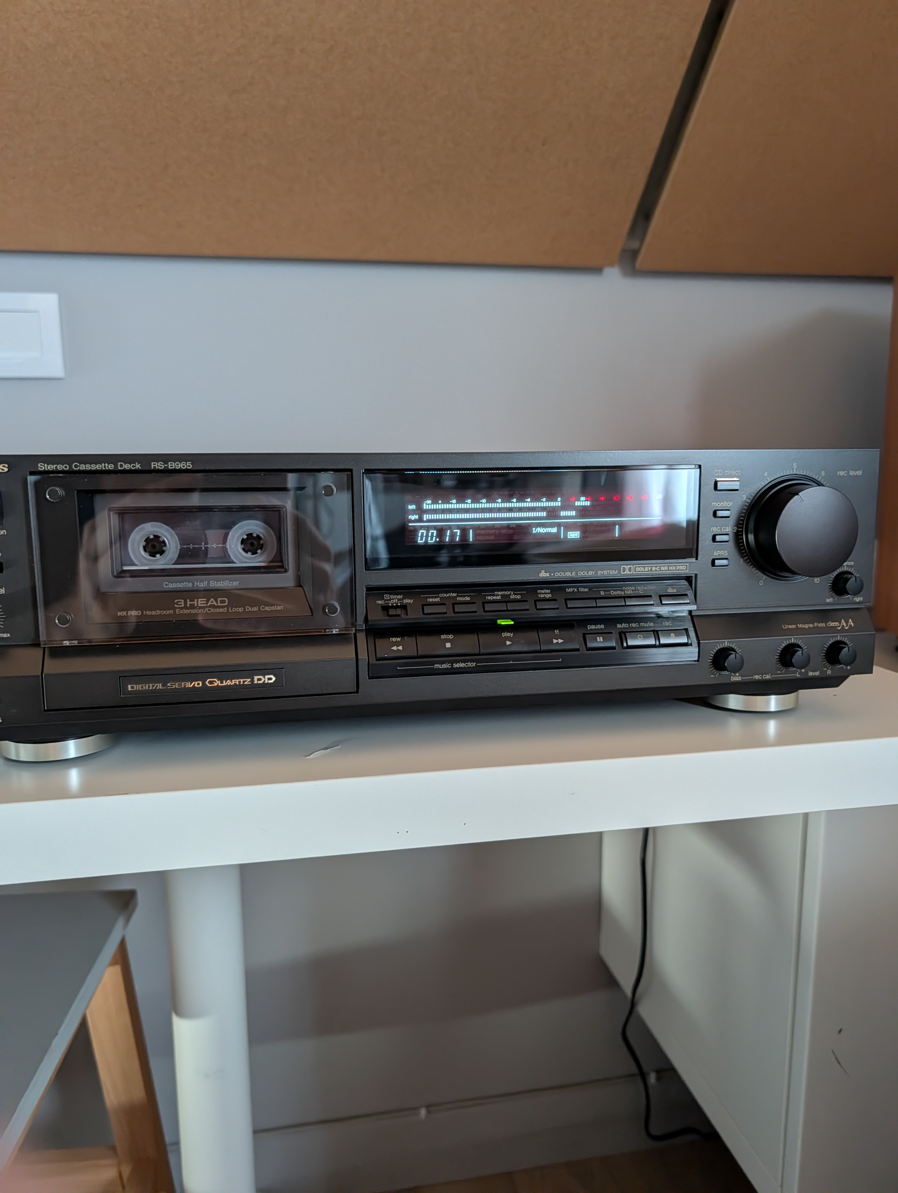 Technics RS-B965 – Platine cassette haut de gamme 3 têtes – Excellent état