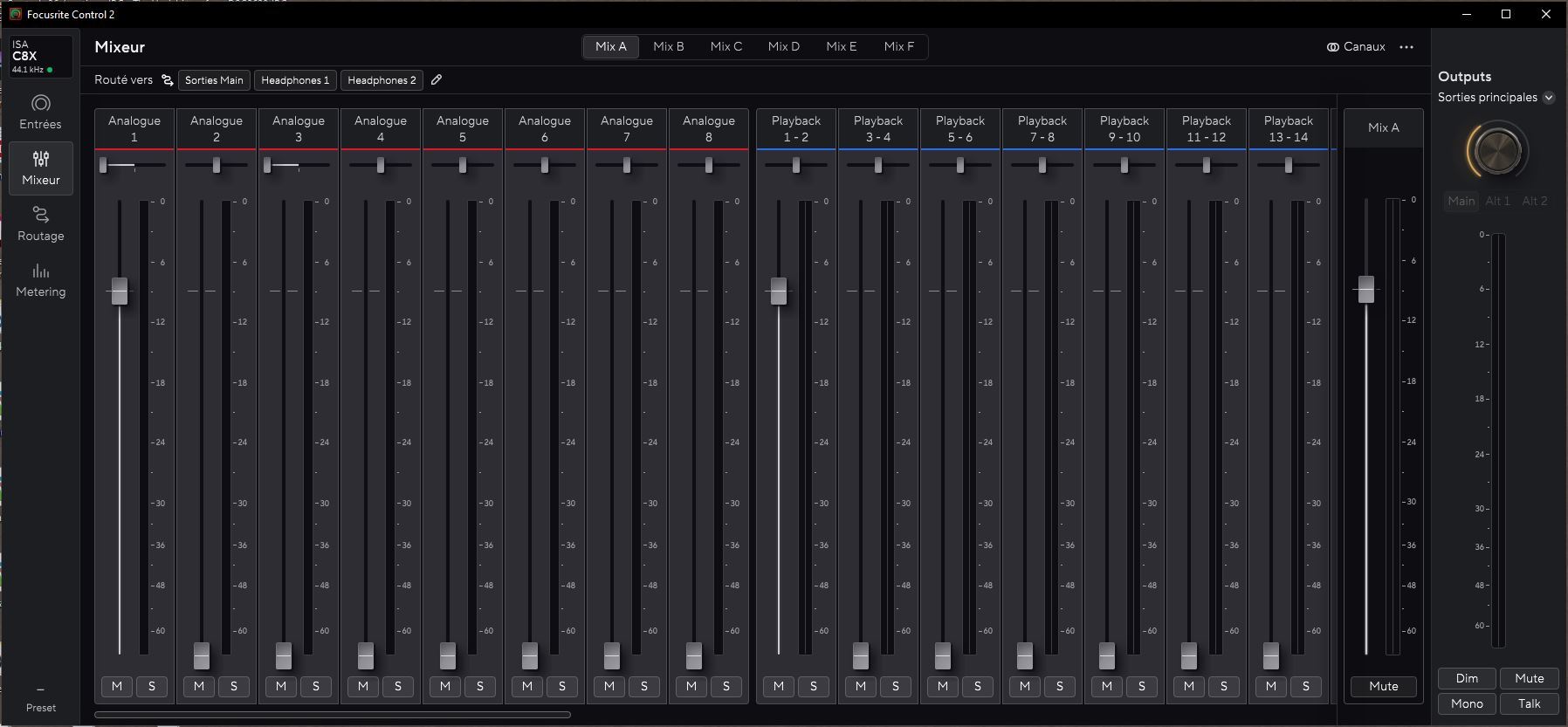 ISA C8X Mixer