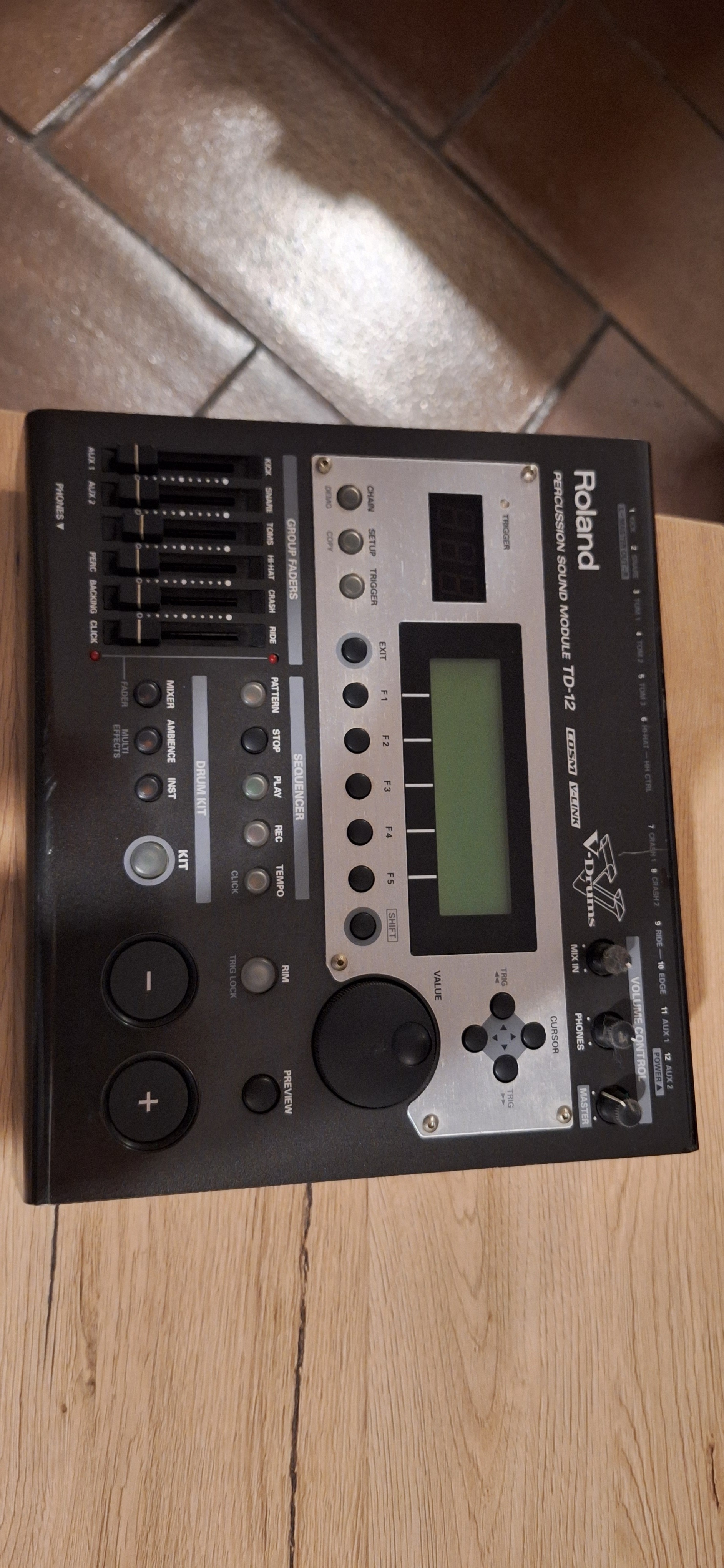 Roland TD‑12 – Module V‑Drums + câbles – Excellent état