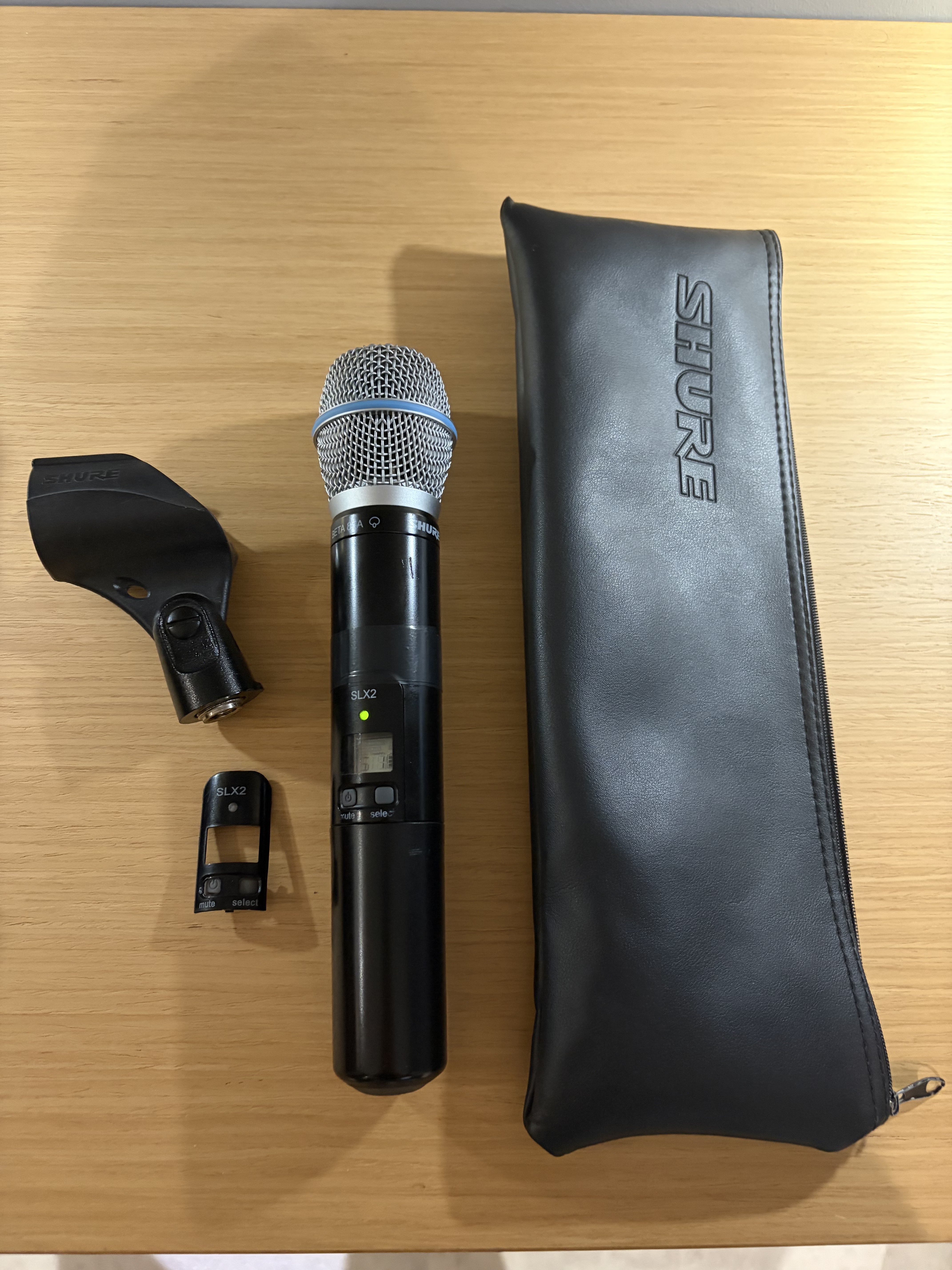 Micro Shure Beta 87A + SLX4