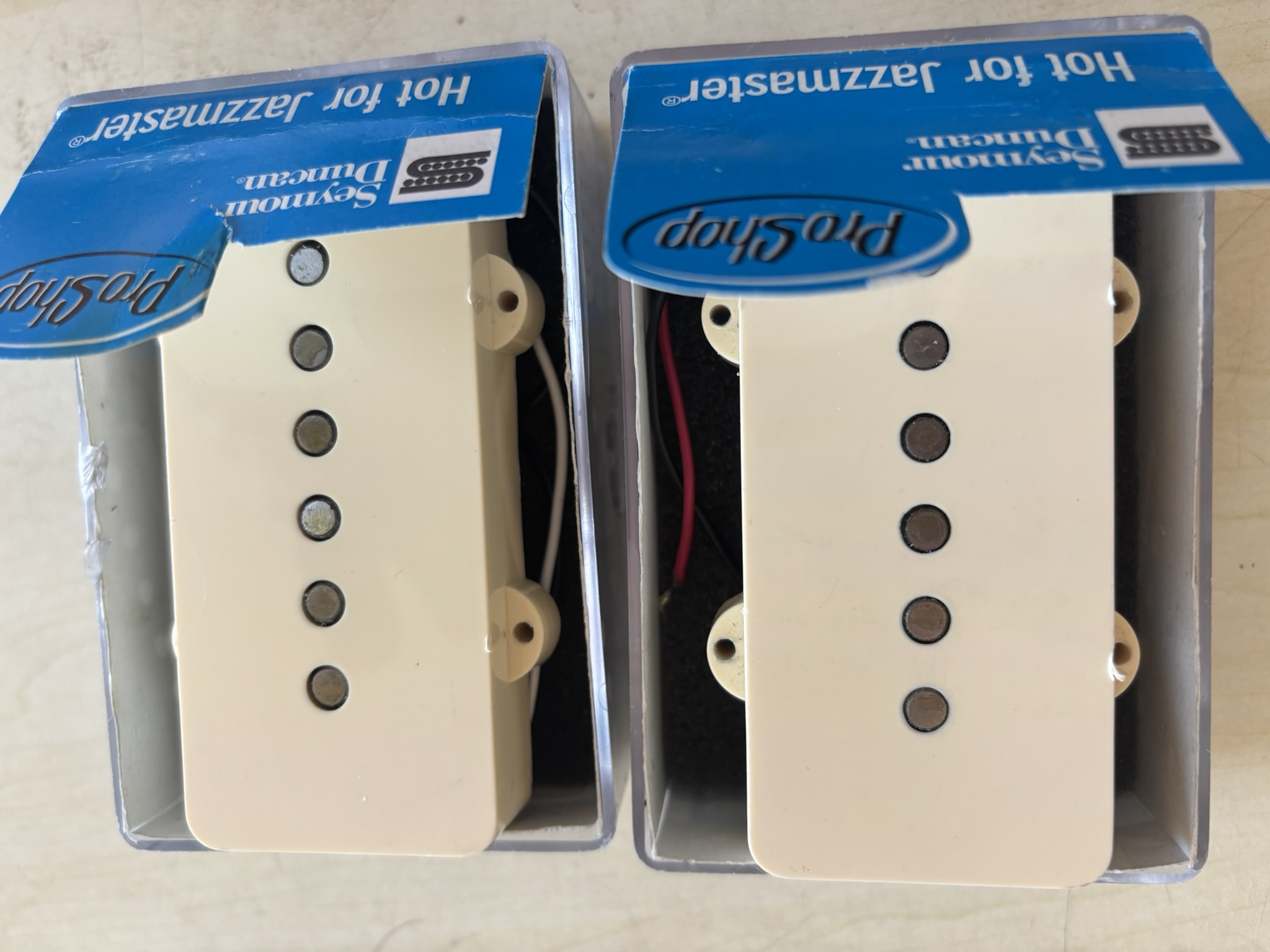 SEYMOUR DUNCAN - Kit Micros JazzMaster Hot Neck SJM2N + Bridge SJM2B