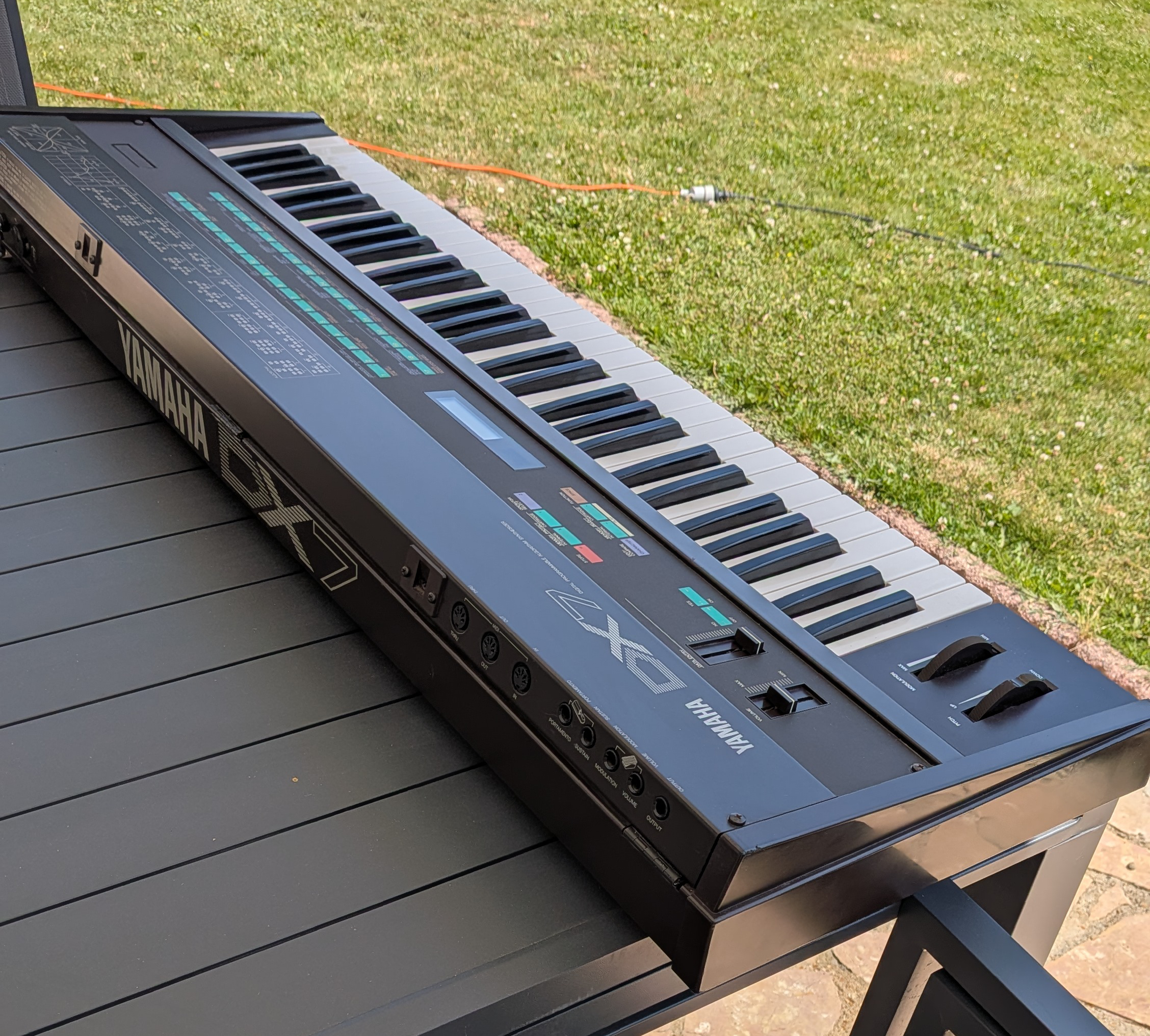Échange Yamaha Dx7 avec carte extension Super MAx 512