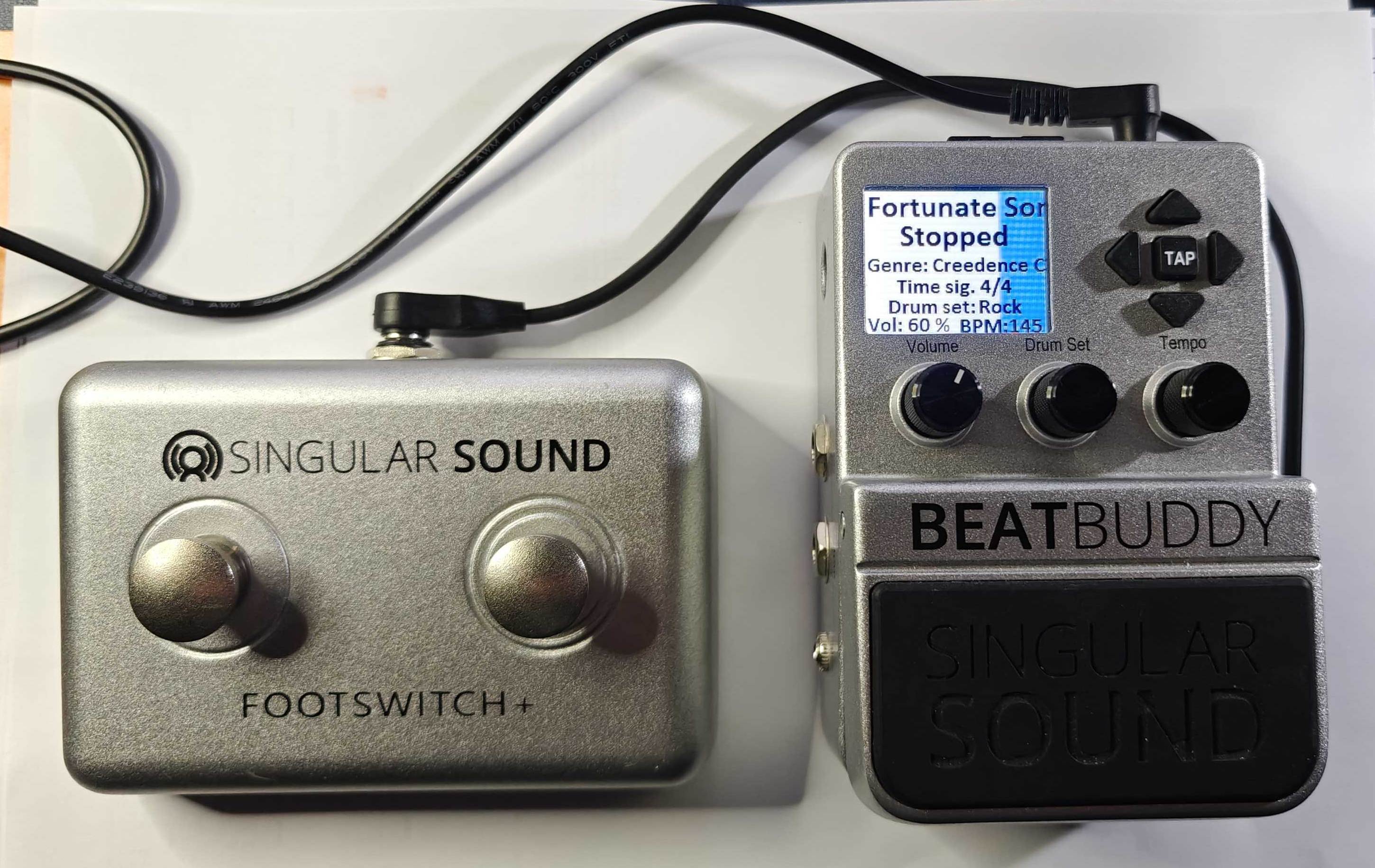 Vends Singular Sound BeatBuddy + Footswitch