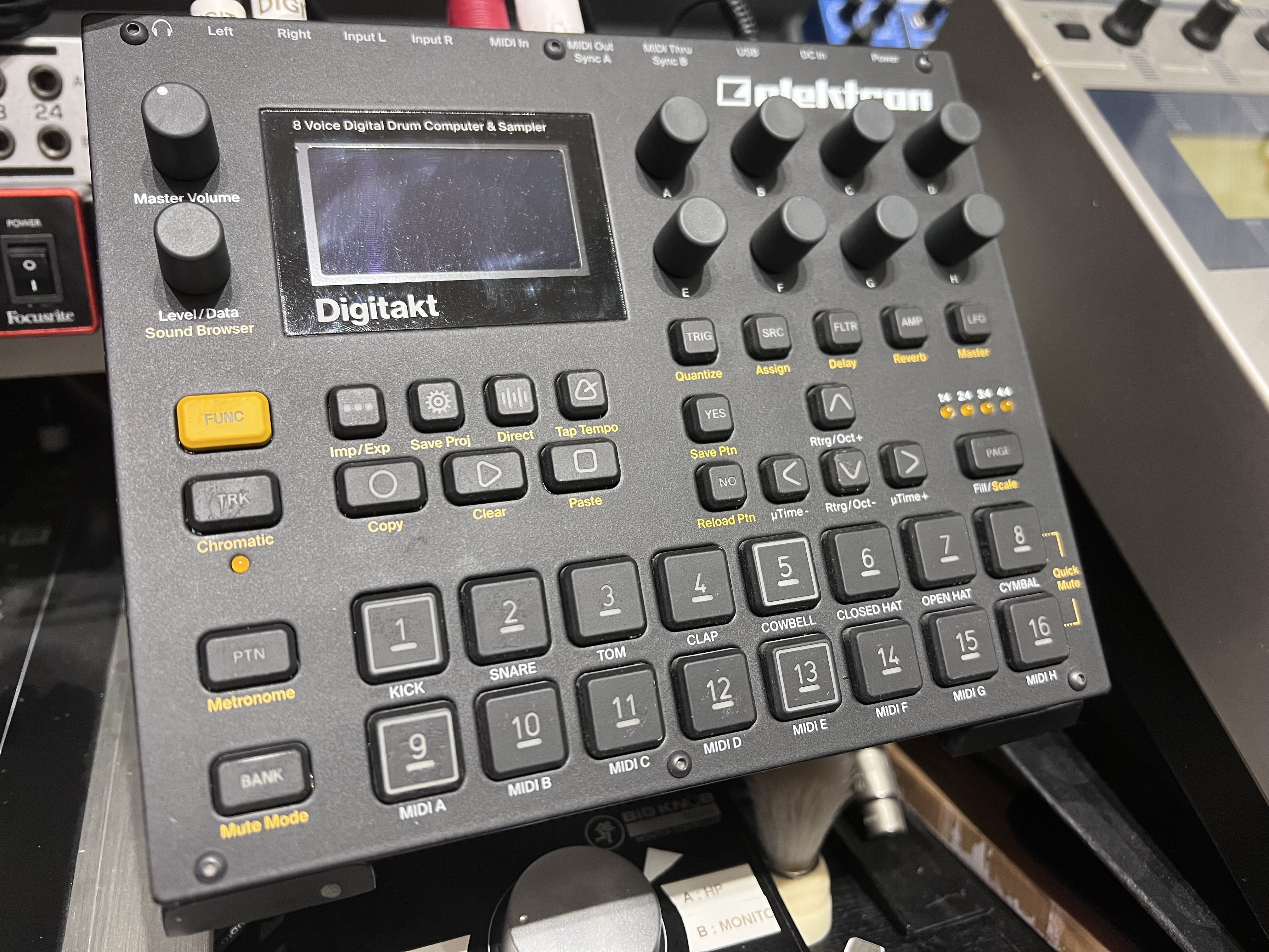 Elektron Digitakt sur Bordeaux