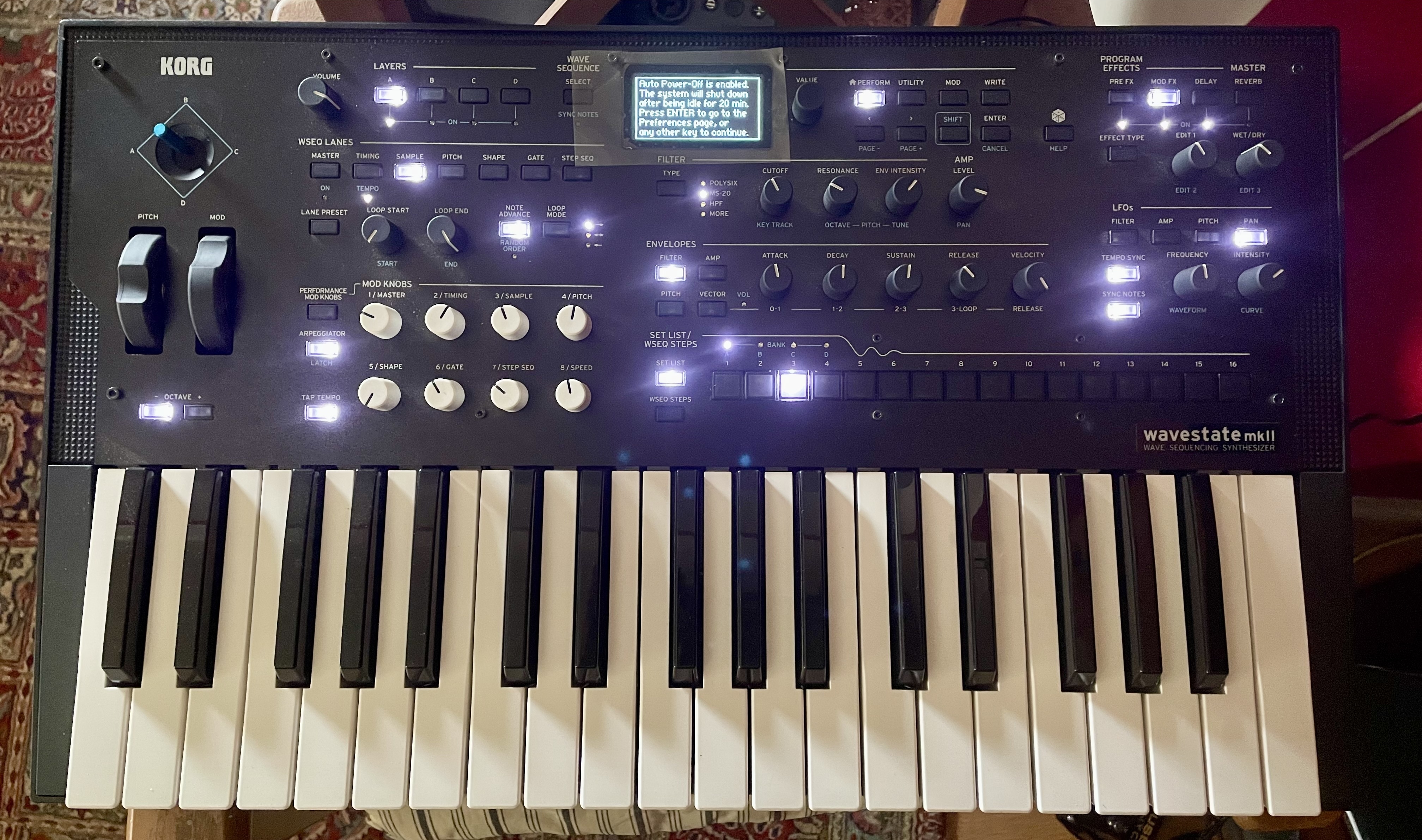 Vends mon Korg Wavestate Mk2+sons