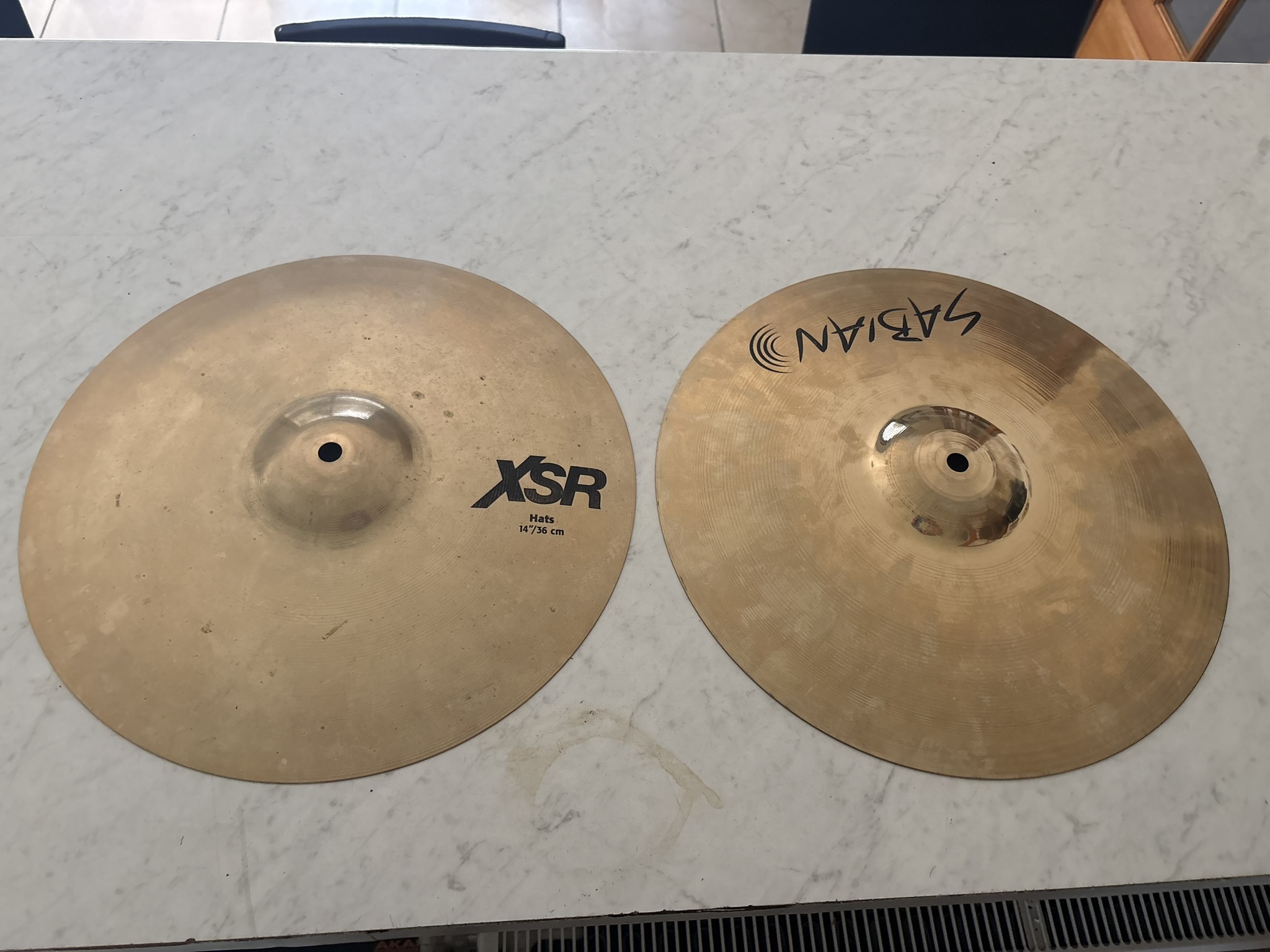 sabian XSR hi hats 14"