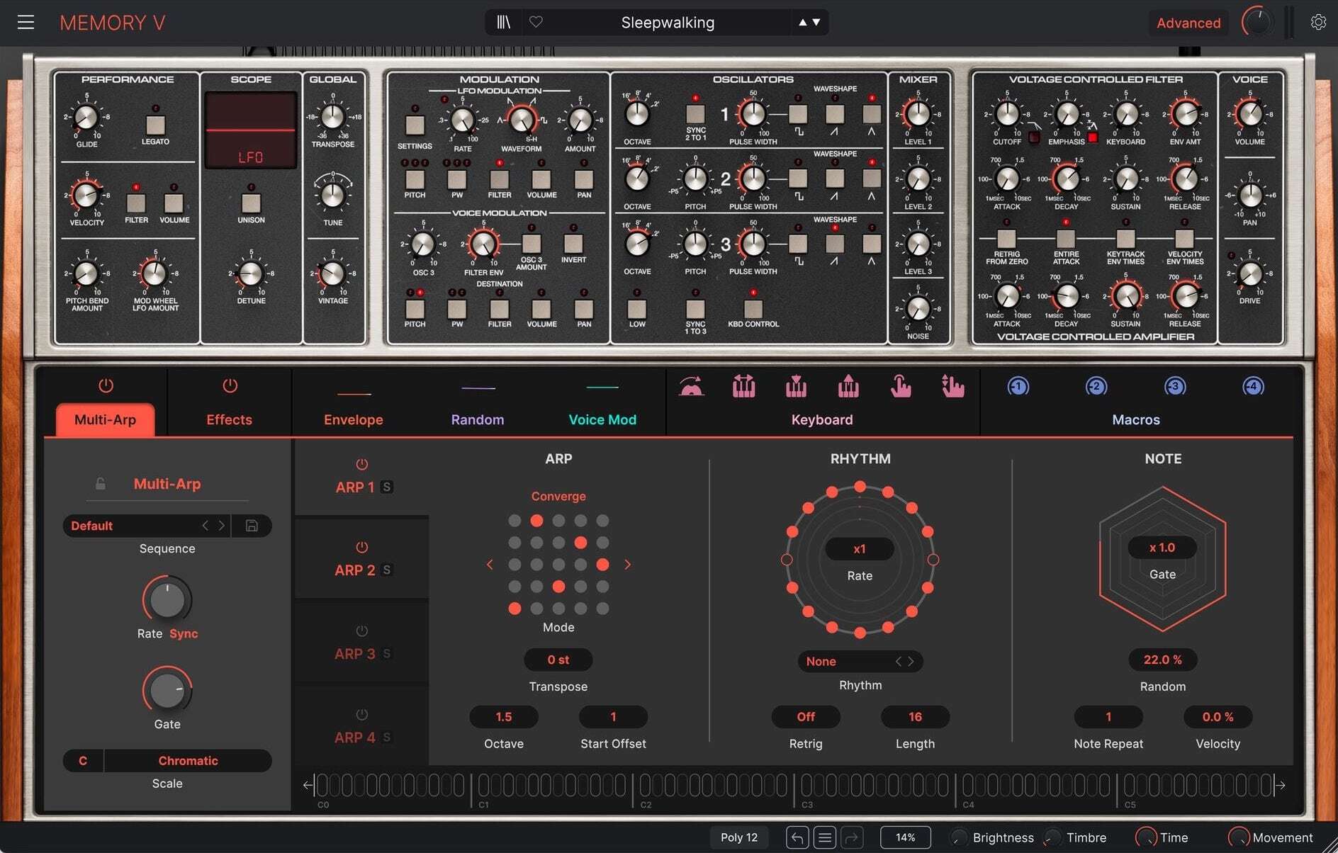 Memory V - 4 Multi Arp