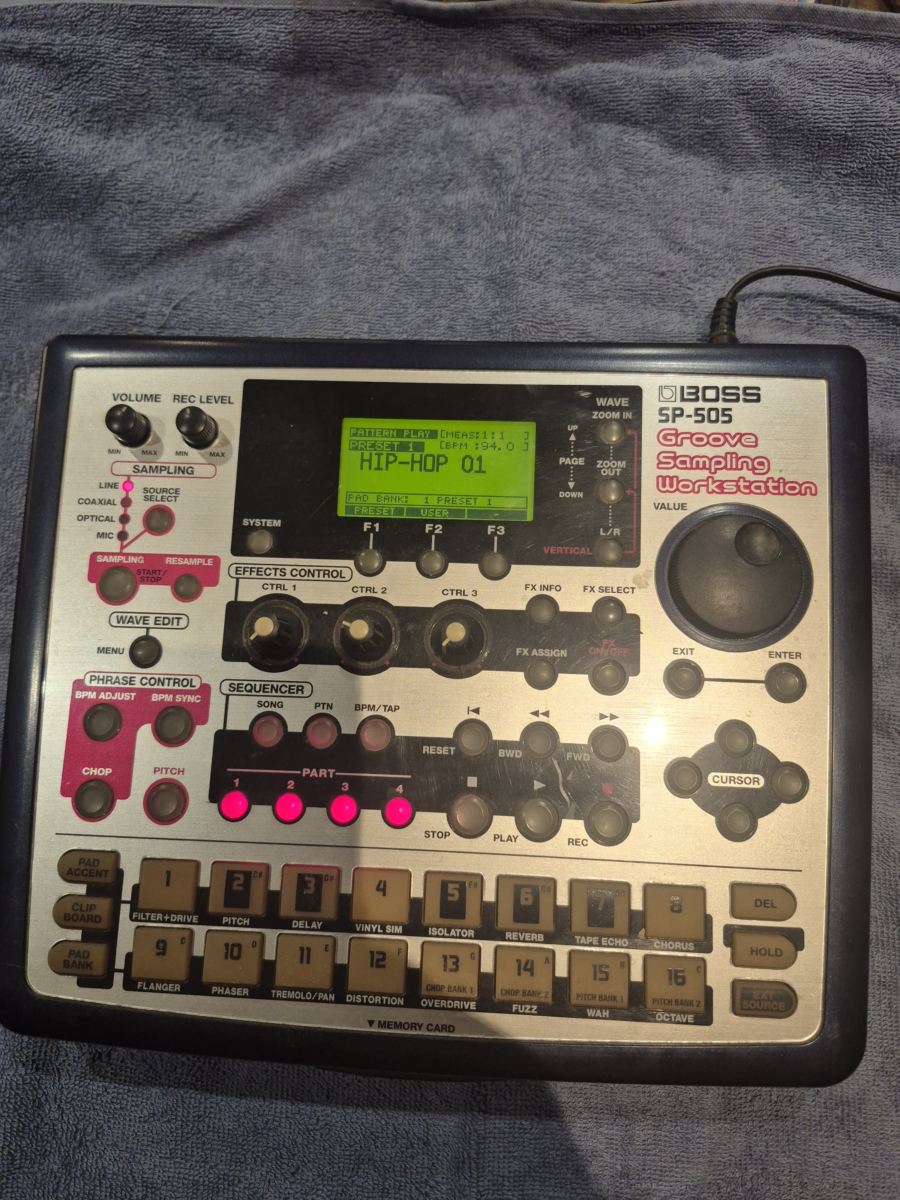 Boss SP-505 Groove Sampling Workstation (8615)