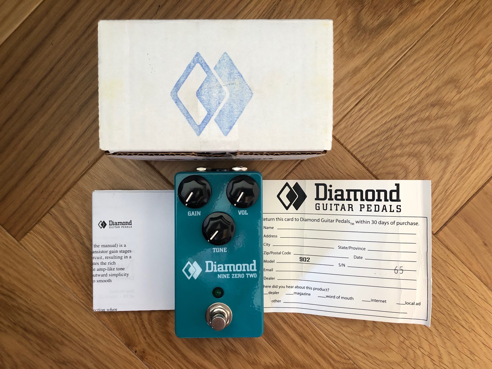 Diamond Pedals Fireburst (1128)