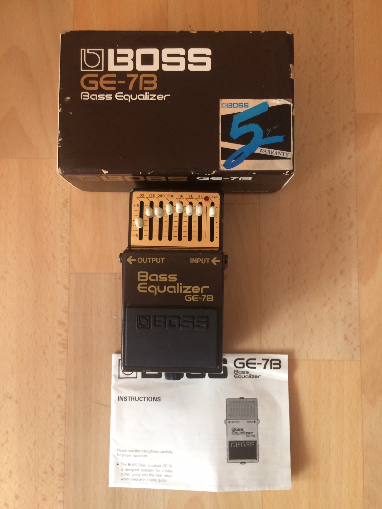 Boss GE-7B Bass Equalizer MIJ
