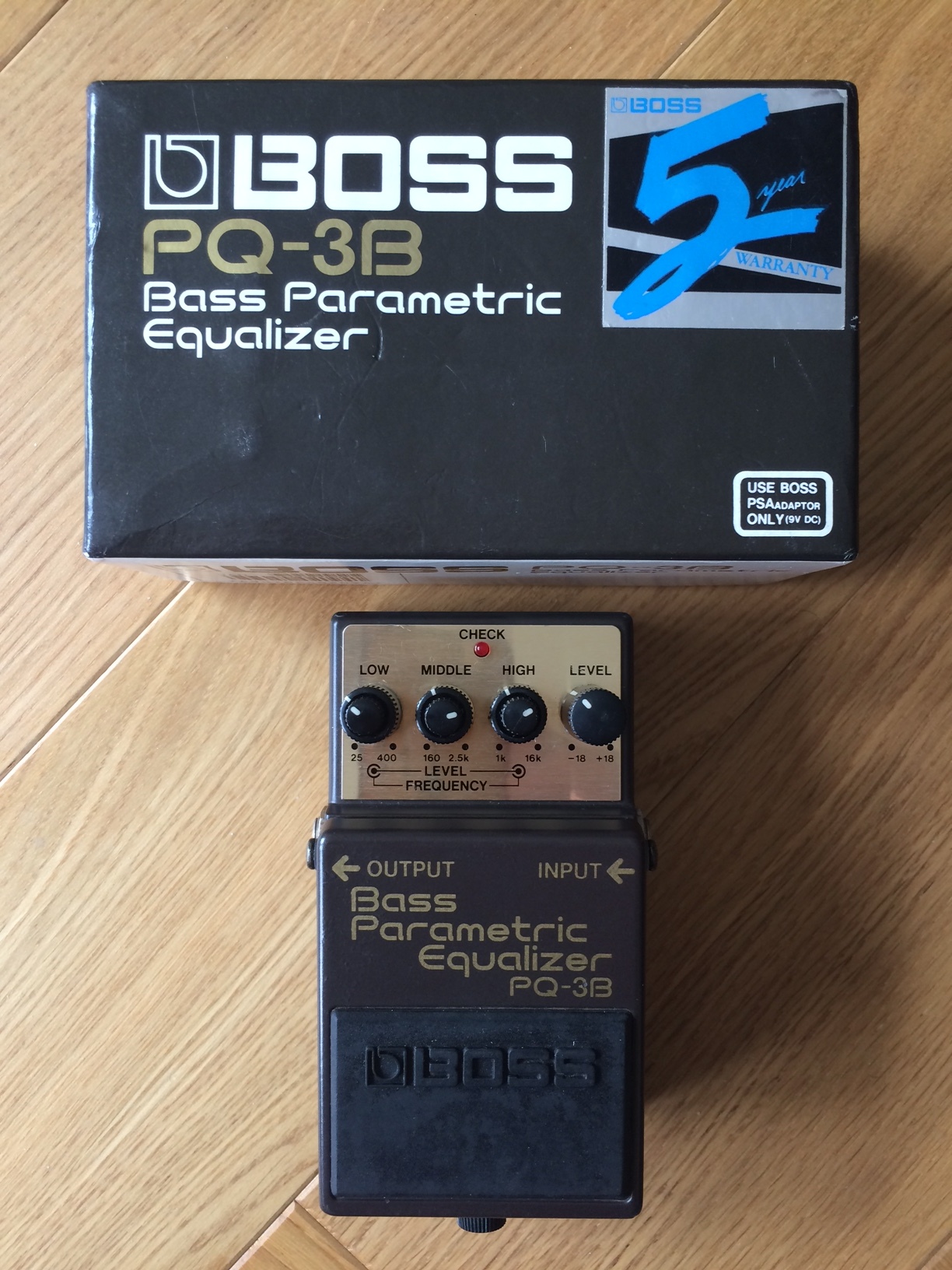 Boss PQ-3B Bass Parametric Equalizer