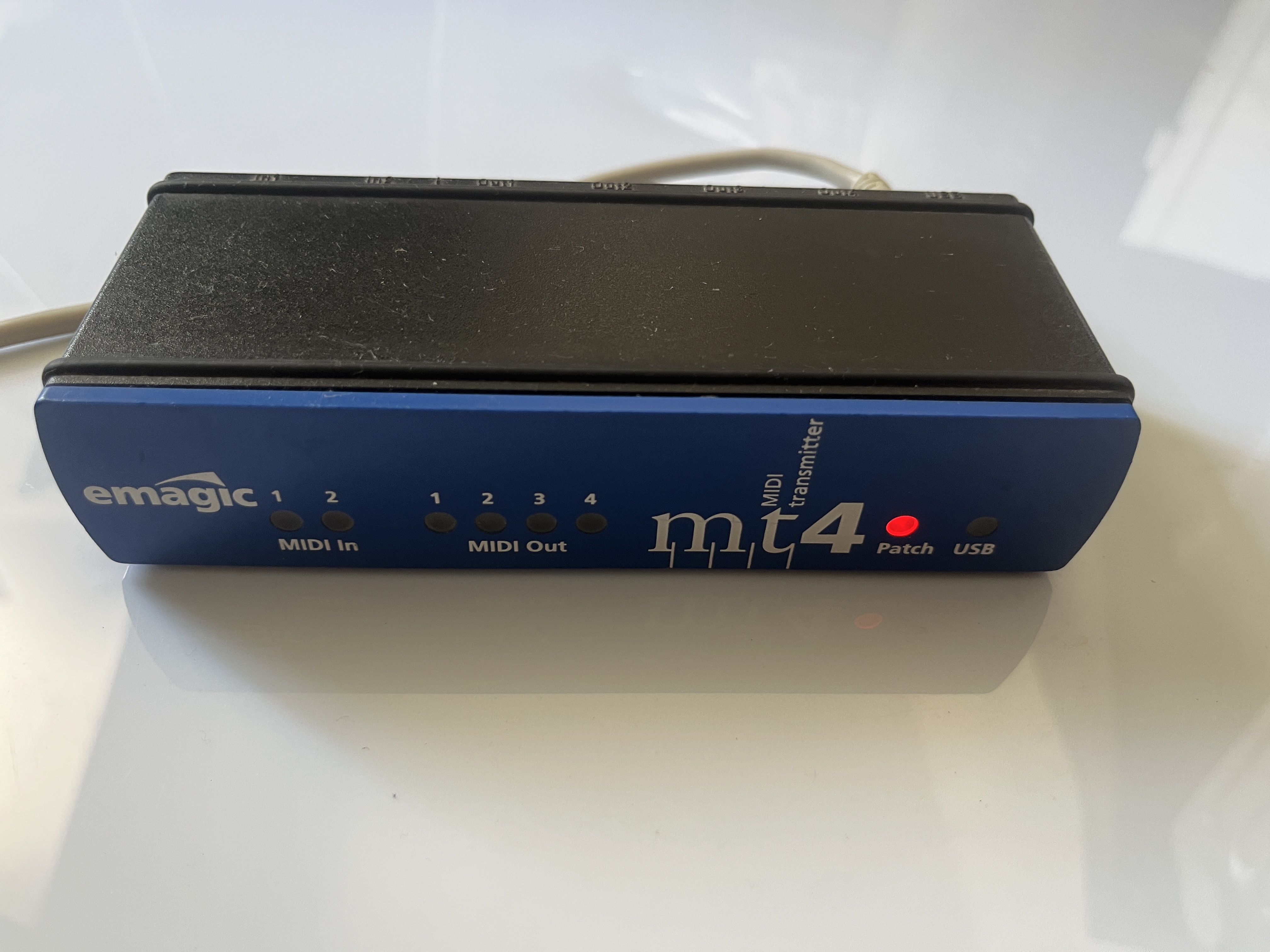 Emagic MT4 Rev.1 - Interface MIDI USB 2in/4out + Câble - En l'état - 20€