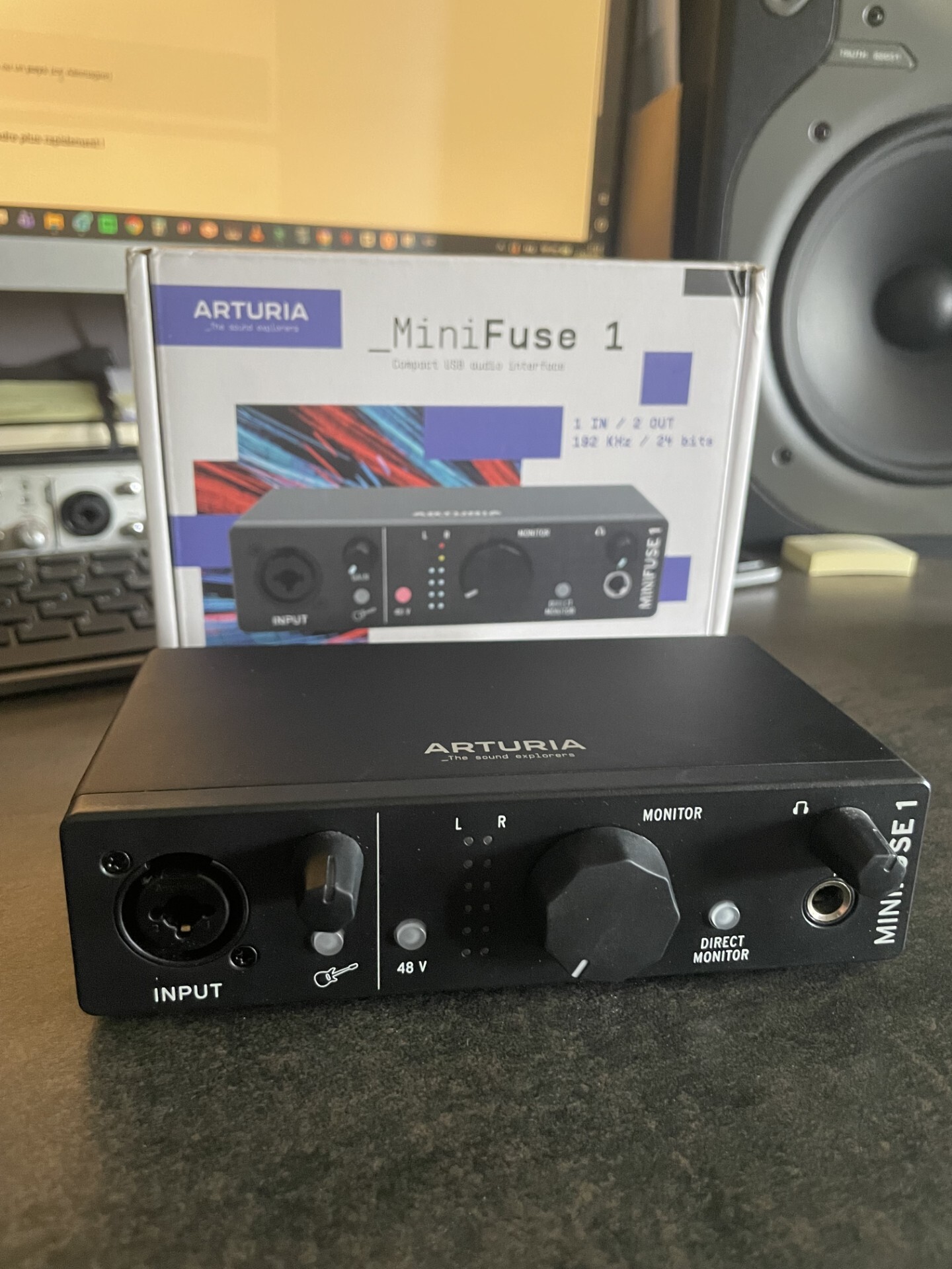  Arturia MiniFuse 1 - Noir - État Nickel