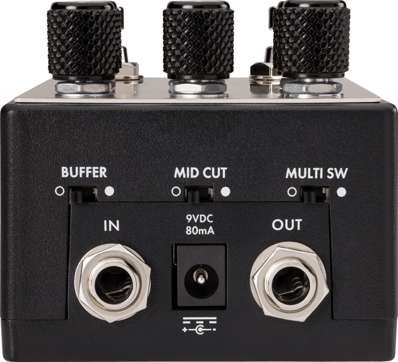 Fender Pugilist V2 Distortion : Pugilist V2 DistortionREAR