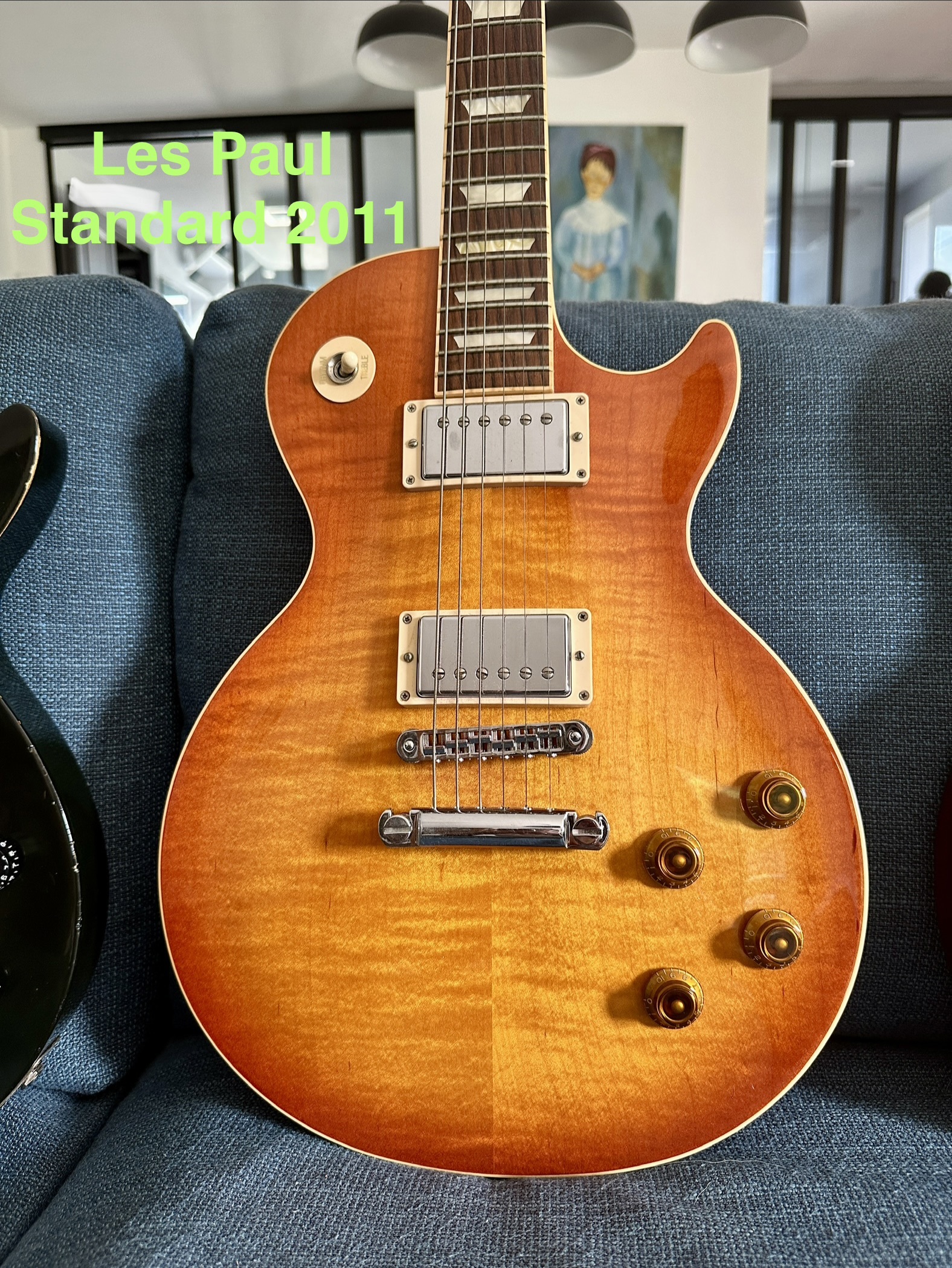 Vends Les Paul Standard 2011 Honey Burst 