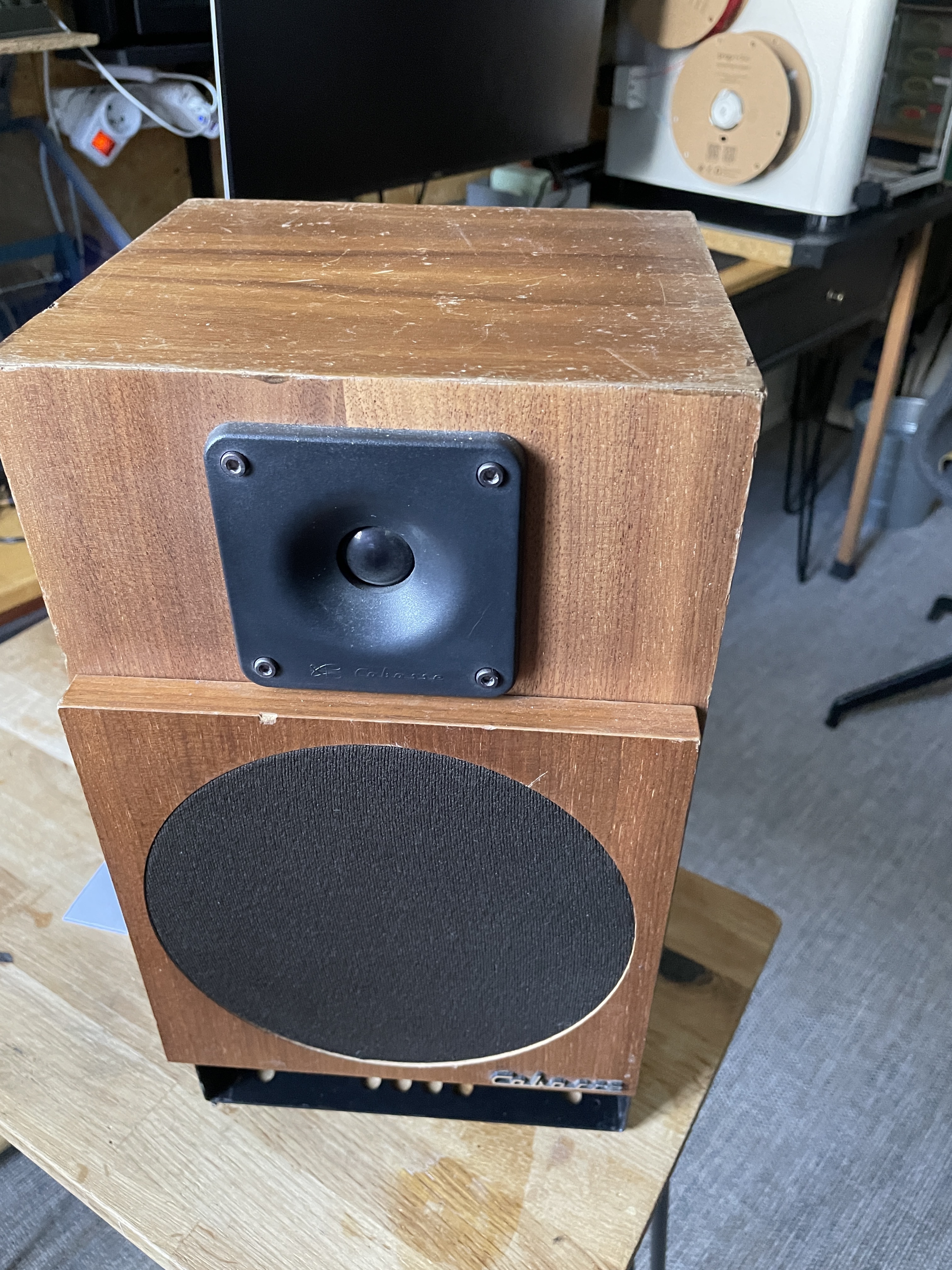 Paire Cabasse Galiote Amplifiées (Ampli compensateur 100W). 1 ampli HS