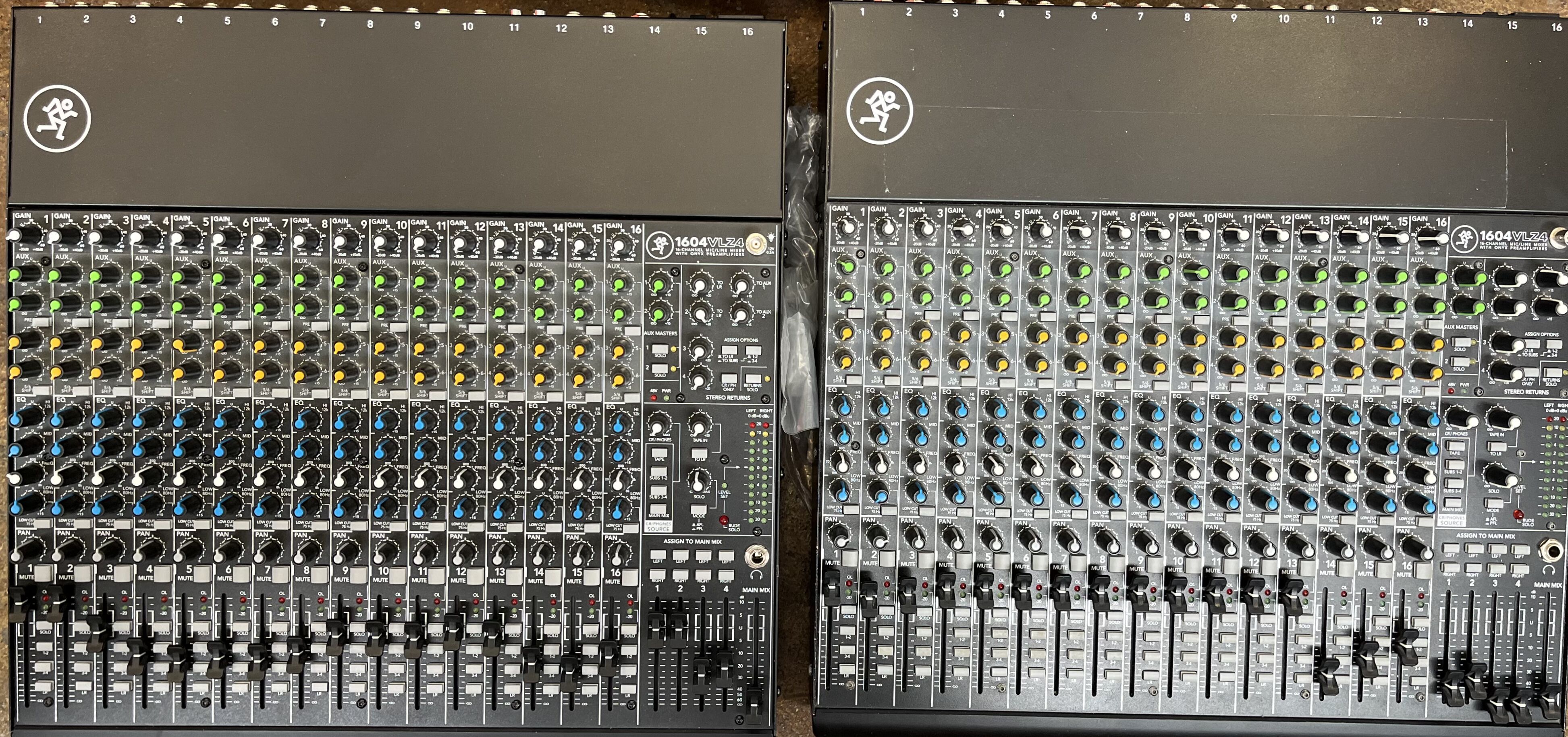 vends 2 Mackie Mackie 1604VLZ4