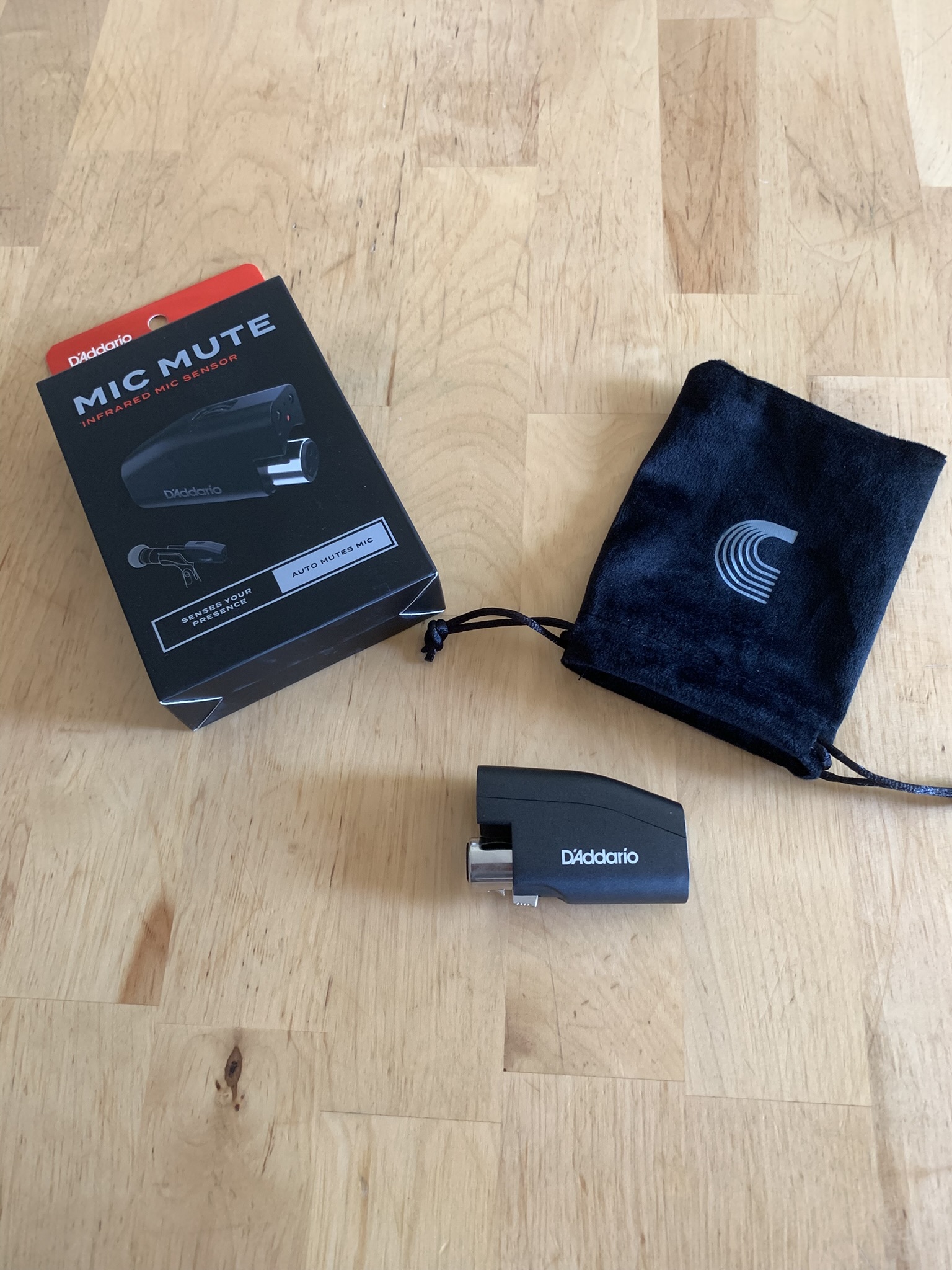Mic mute D'addario