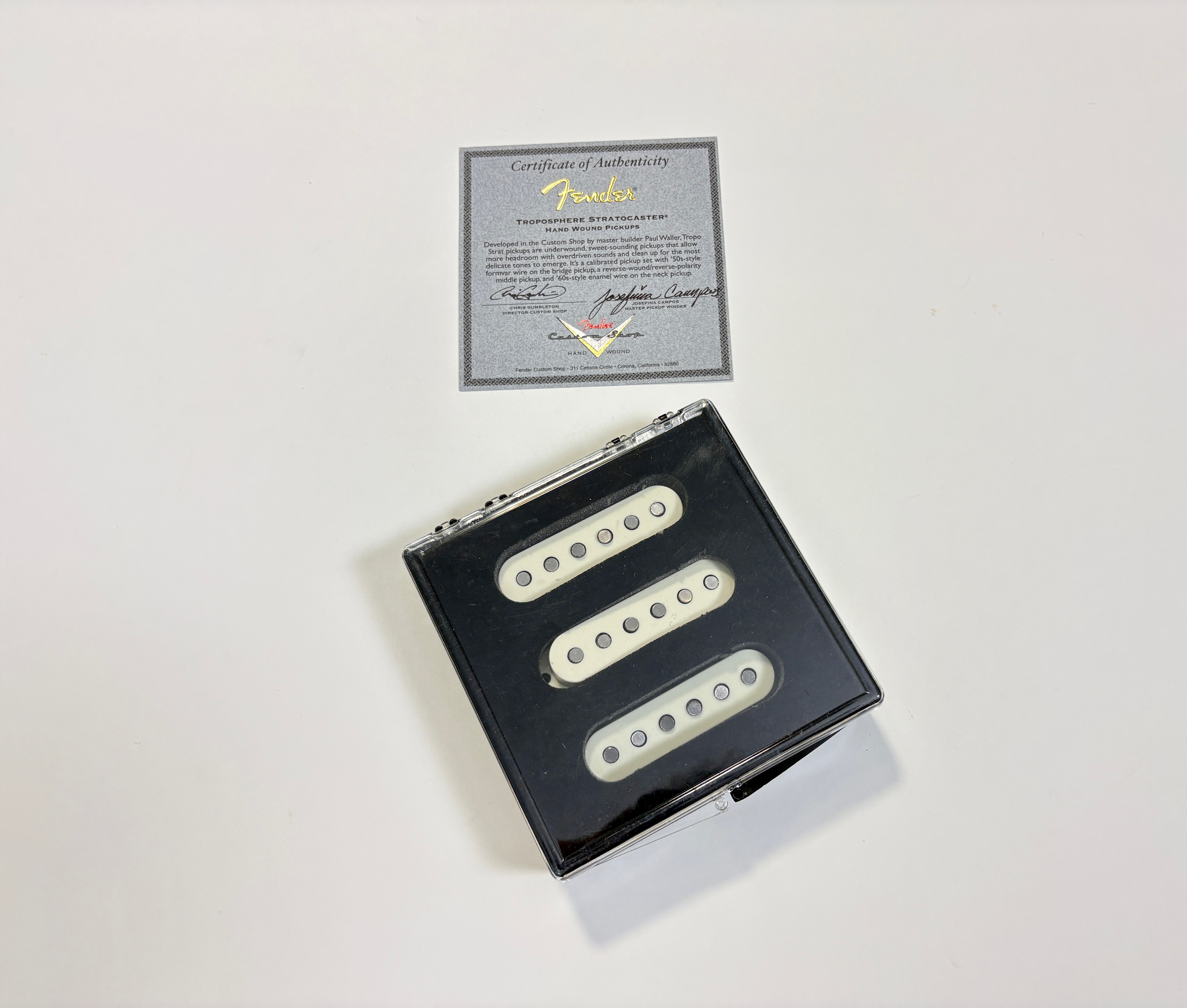 Fender Stratocaster Troposphere Pickup Set Josefina Campos 2024 Custom Shop