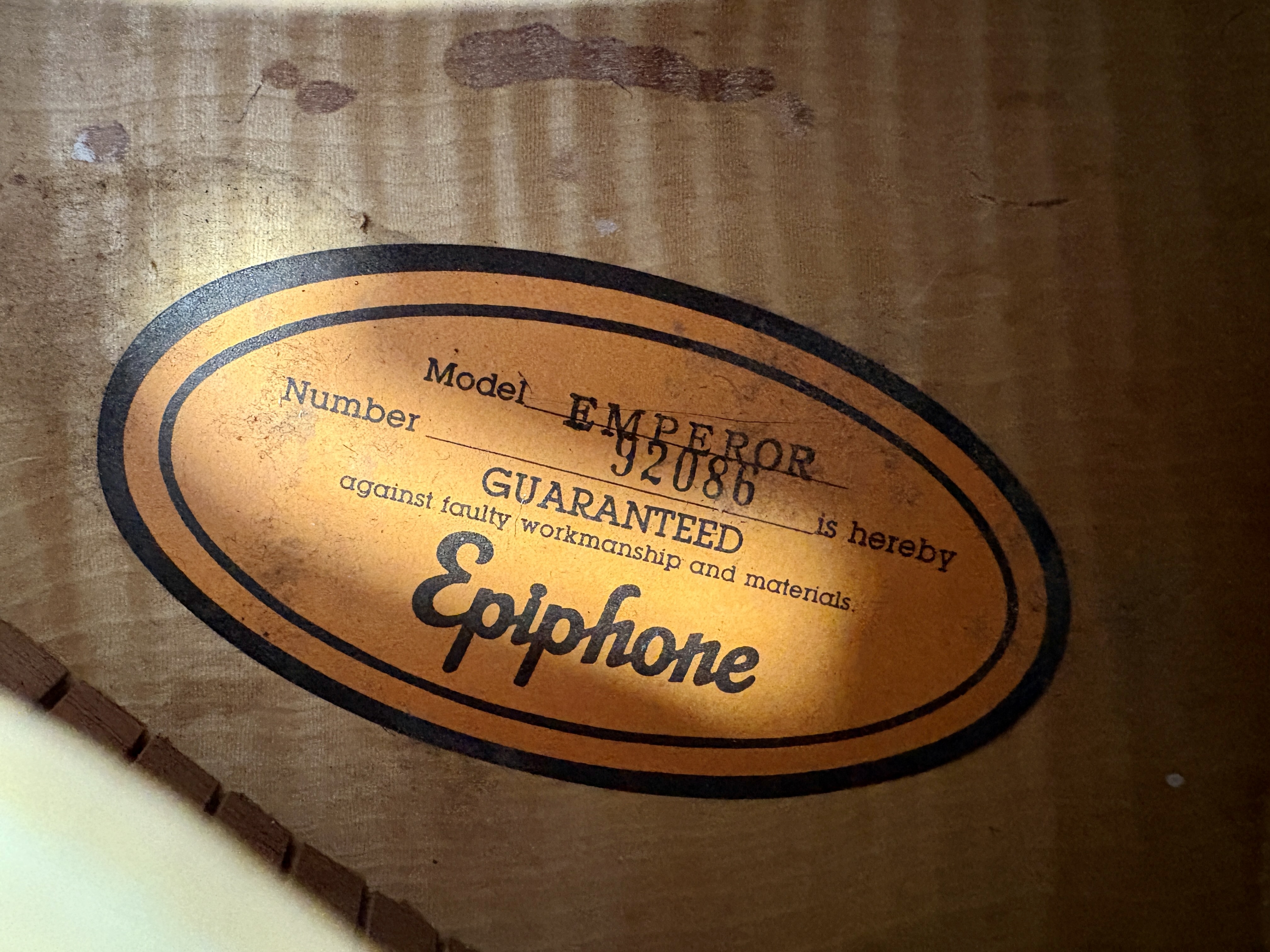 Epiphone Emperor (F) (43090)