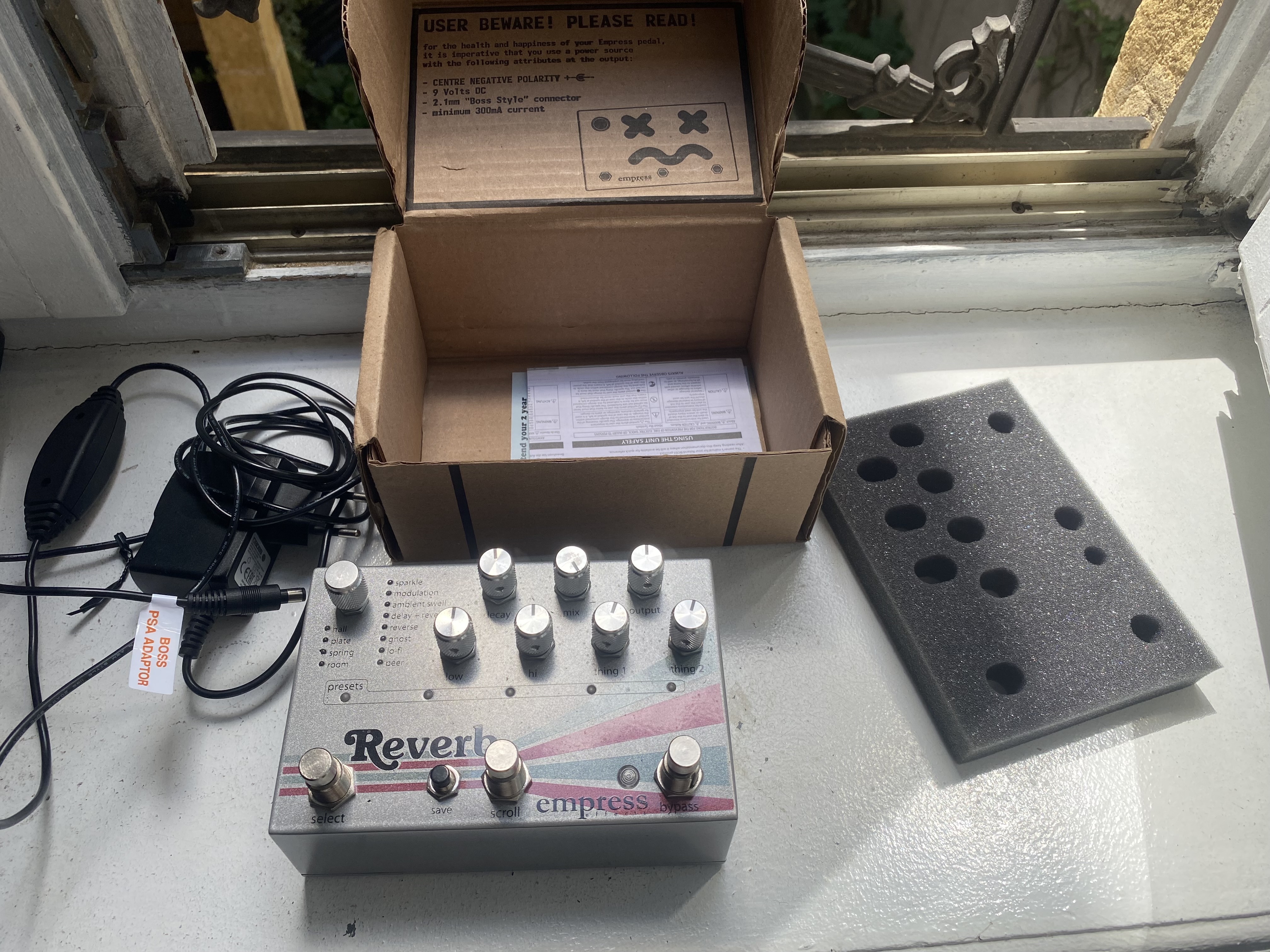 Vends Empress Reverb