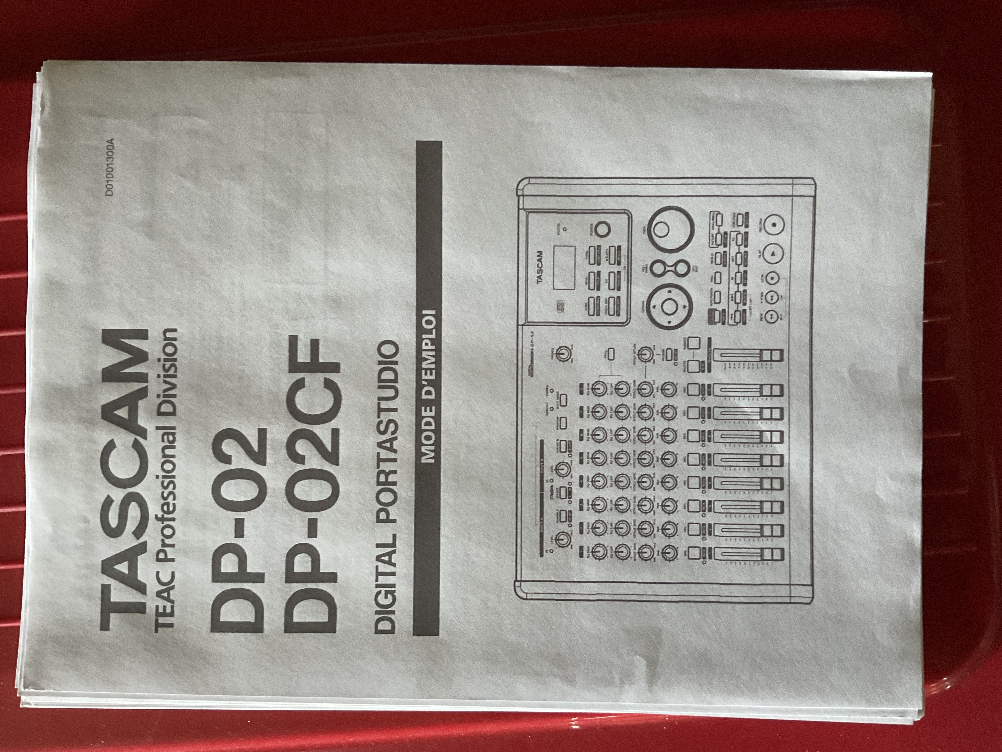 Vends Tascam DP02