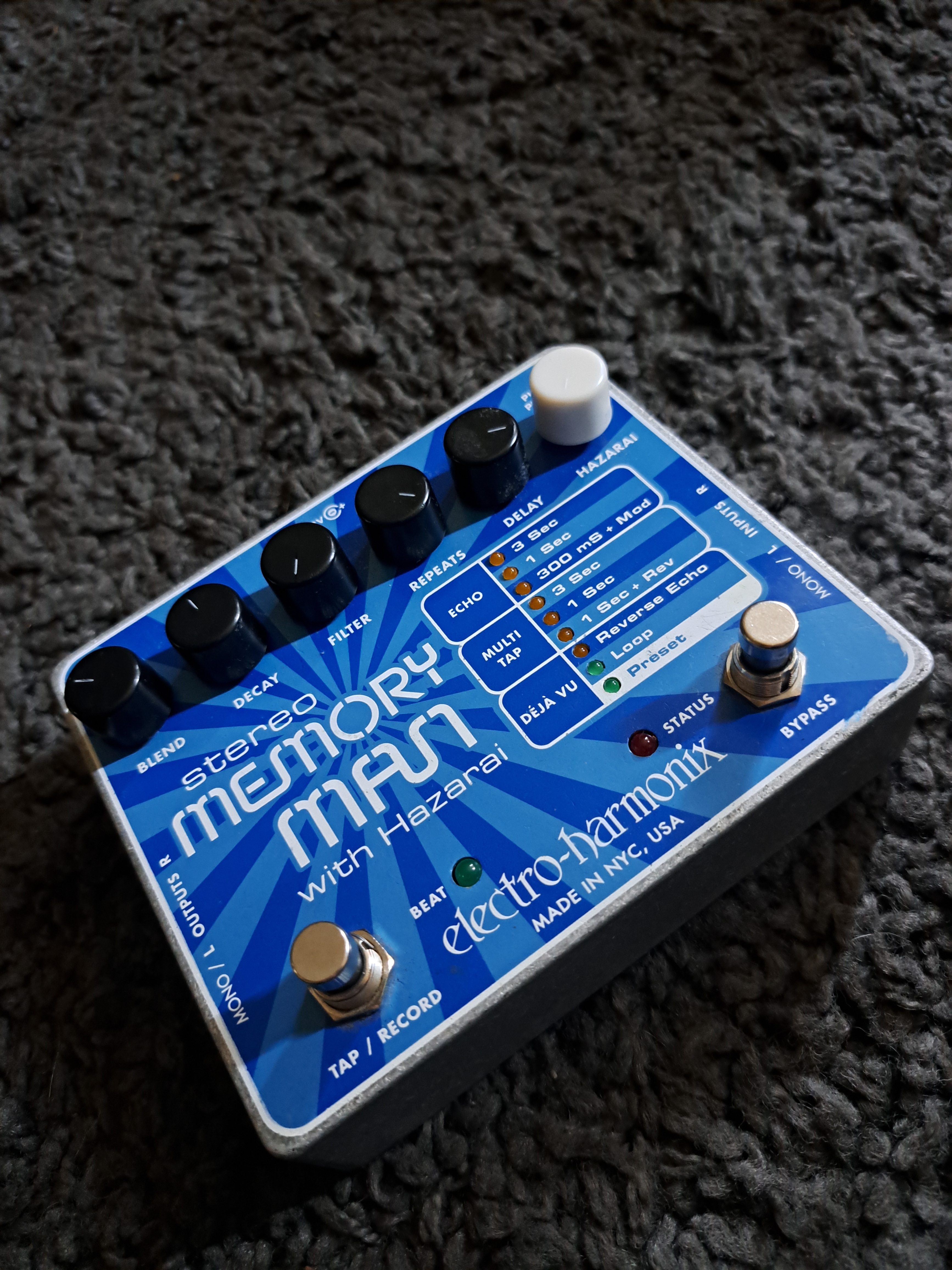 EHX Memory Man with Hazarai