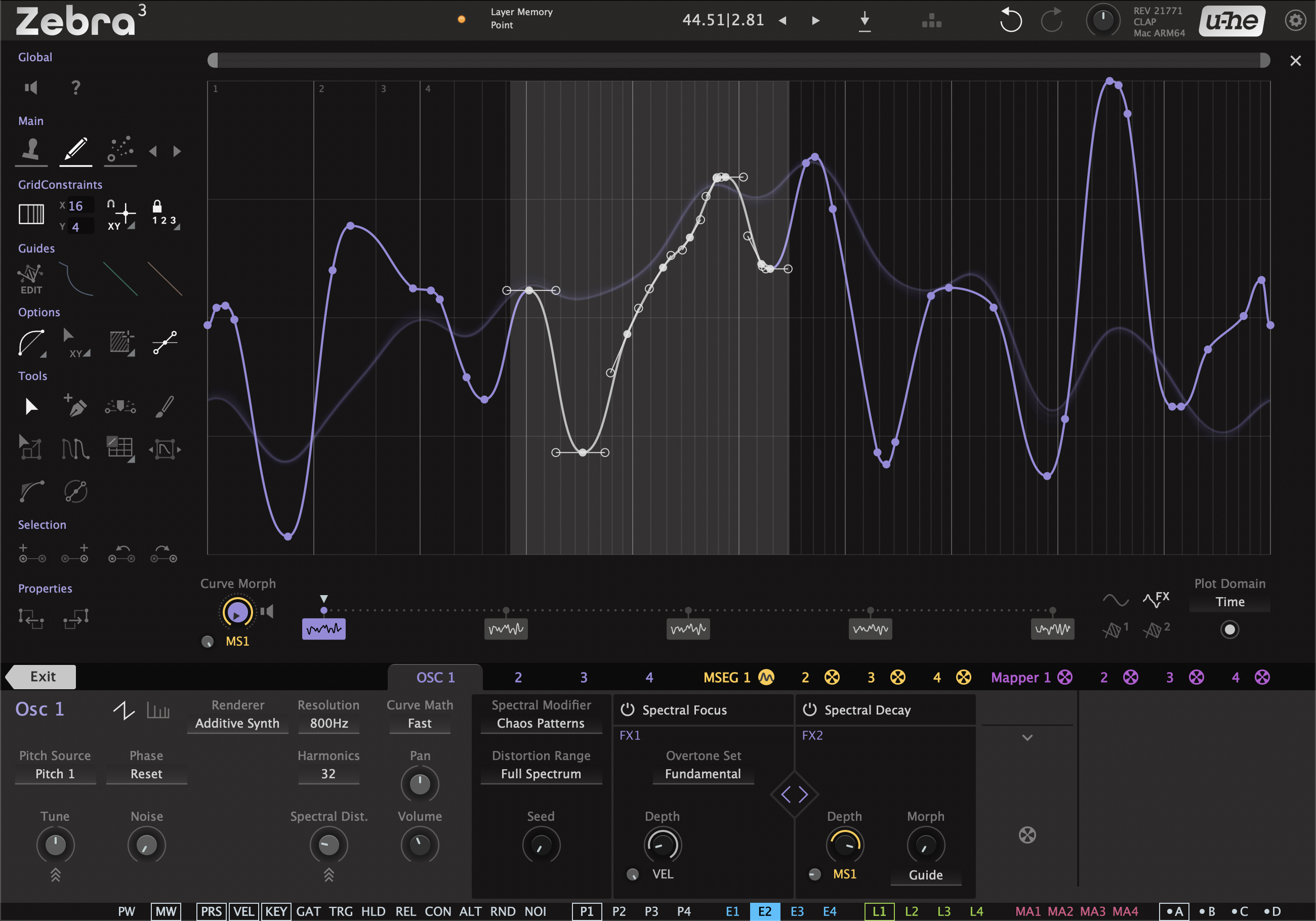 U-he Zebra 3 - OSC Editor